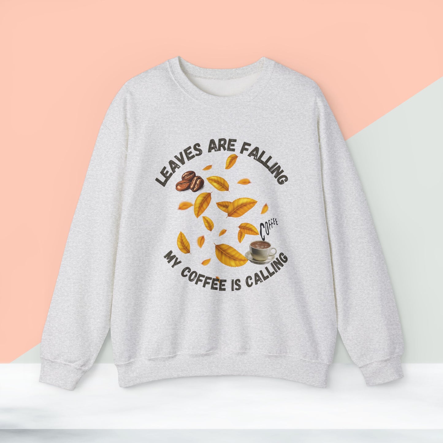 Leaves Are Falling Sweatshirt, HappyThanksgiving Sweatshirt - Unisex Heavy Blend, Happy Thanksgiving2024 Sweatshirt, Thanksgiving Gift, Festive Sweatshirt.