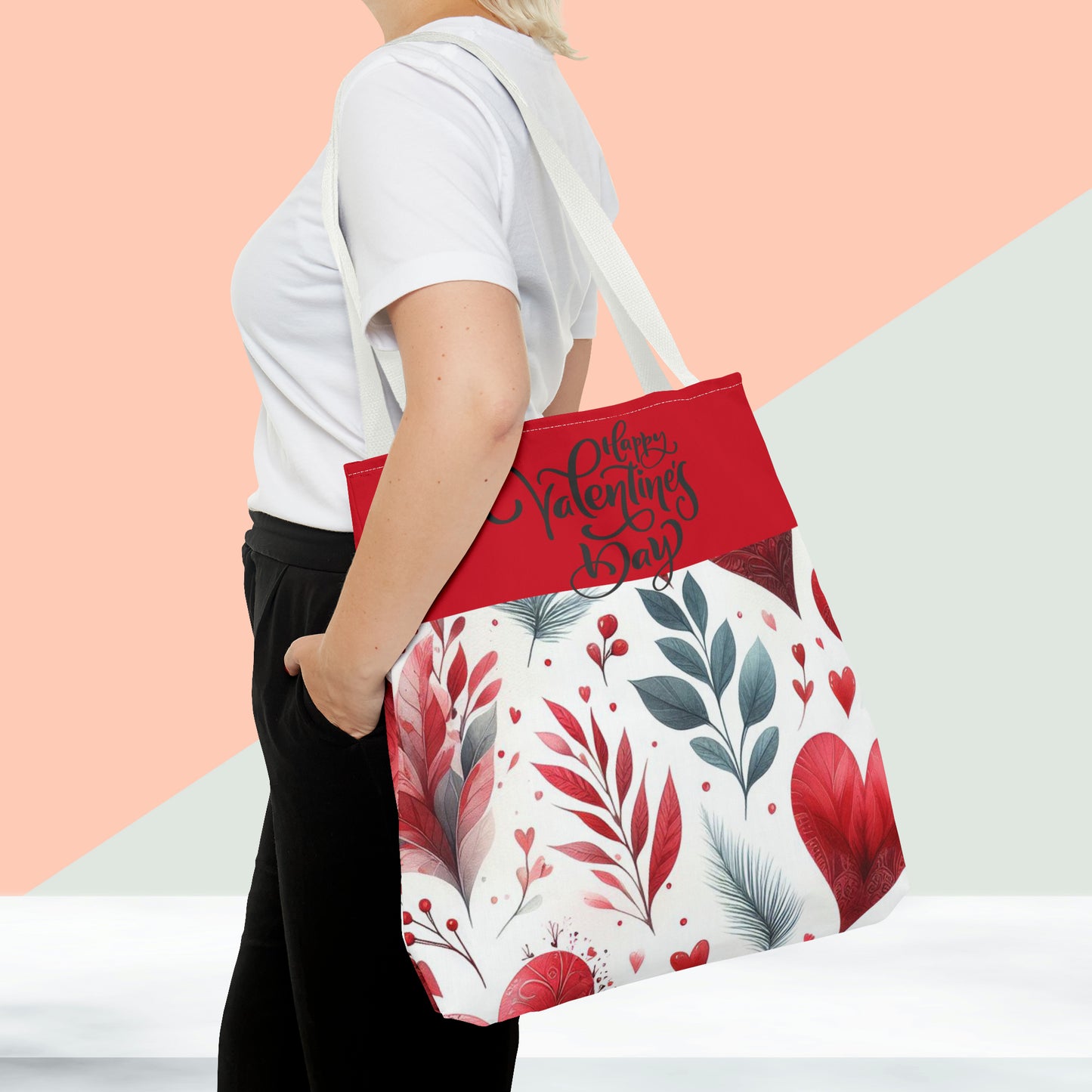 Happy Valentines Day Tote Bag