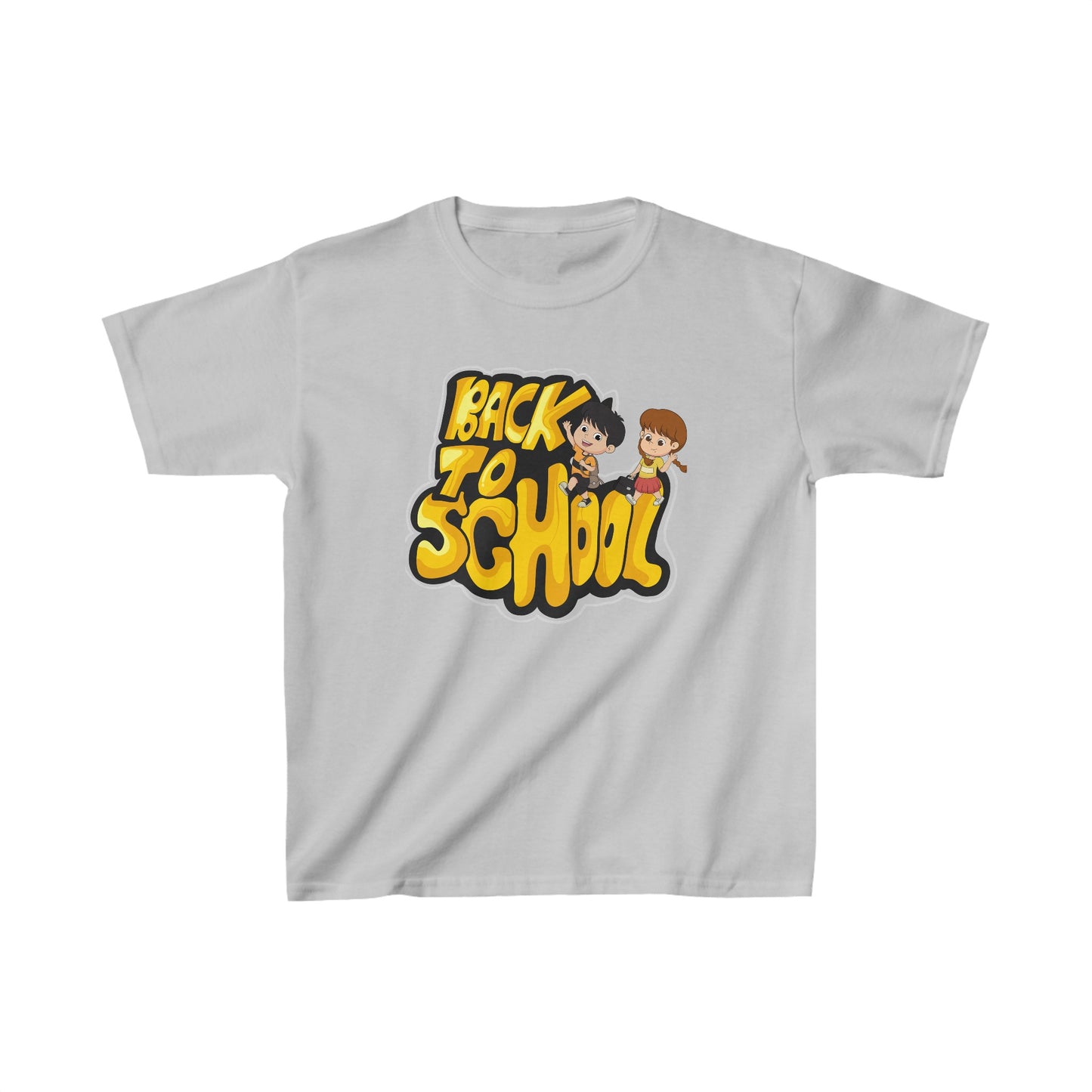 Back To School Kids Heavy Cotton™ Tee, Back to school Kids Shirt, 1st Day Of School Shirt, Back To School Cotton T-Shirt.