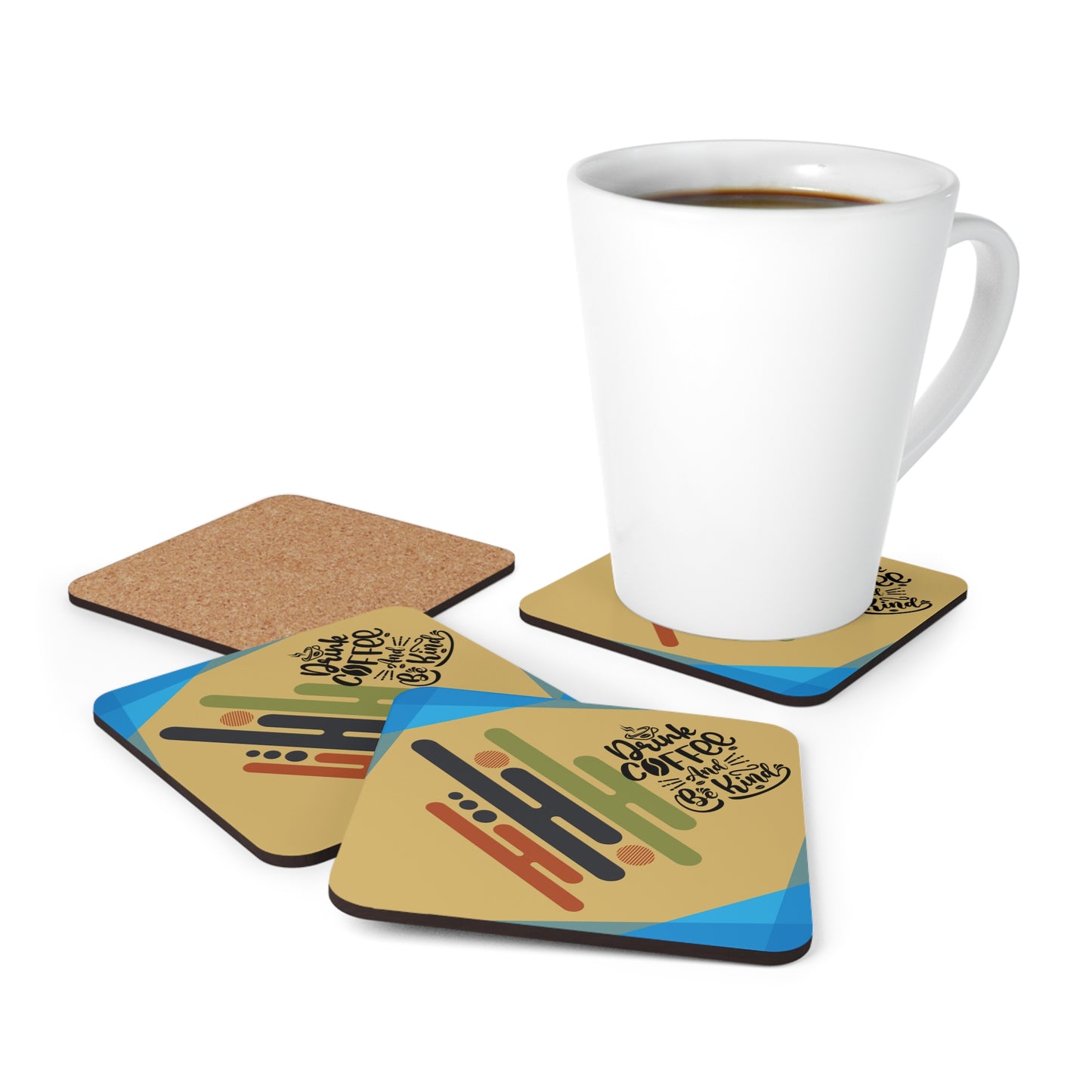 Corkwood Coaster Set