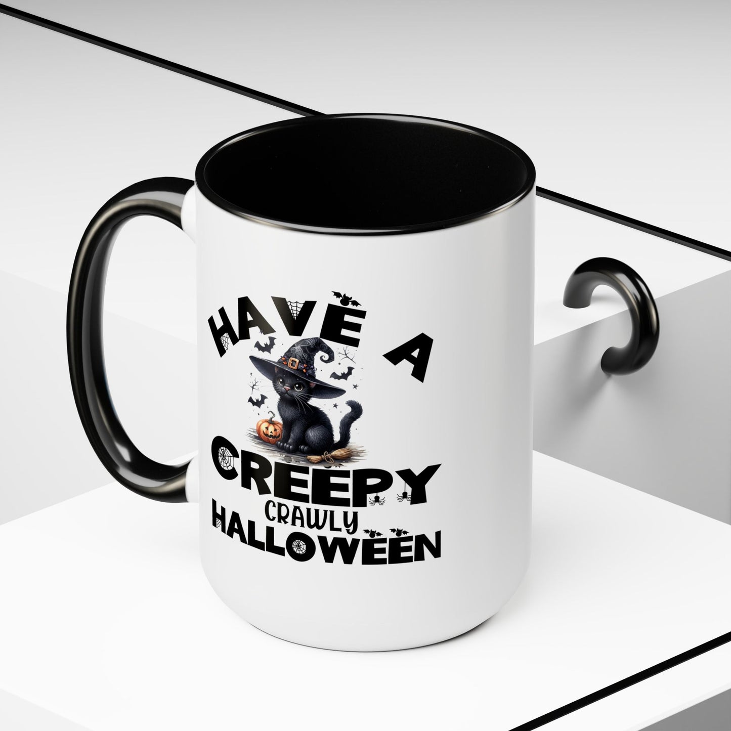 Have A Creepy Crawly Halloween Coffee Mug,  Let's Go Halloween Coffee Mug, Trick or Treat Halloween Coffee Mug, Cute Skeleton Coffee Mug, Spooky Season Halloween Coffee Mug.