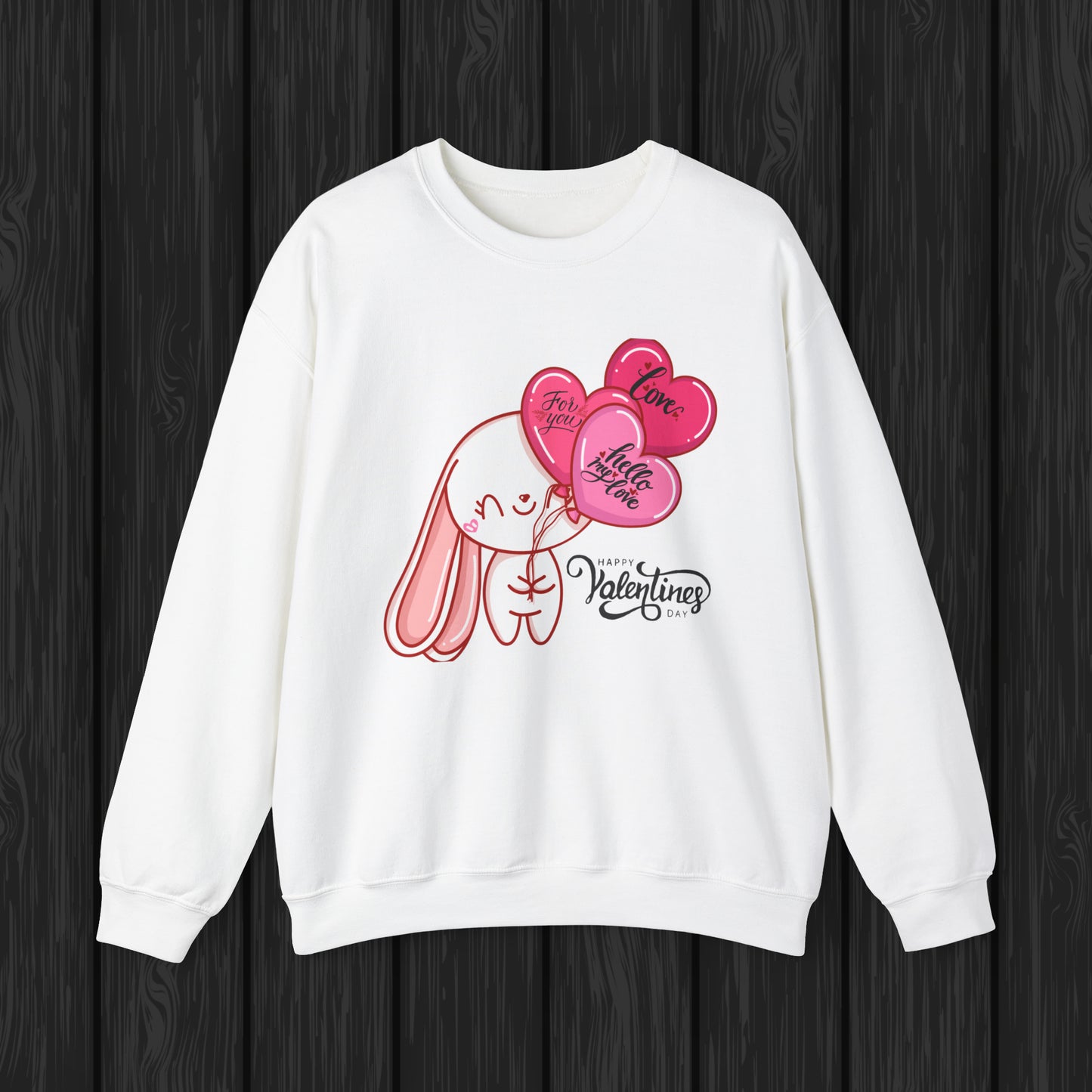 Happy valentines day Unisex Heavy Blend™ Crewneck Sweatshirt