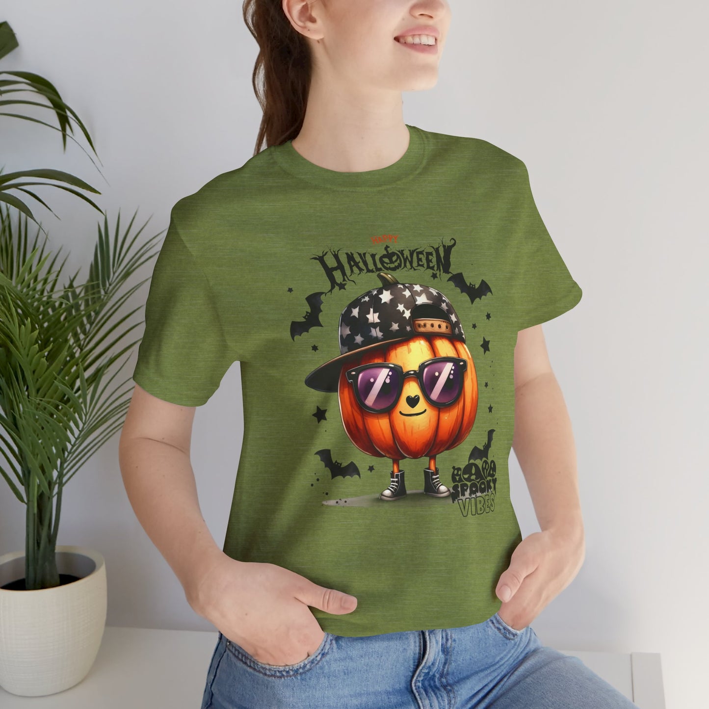 Spooky Vibes Halloween T-shirt, Happy Halloween T-shirt, Trick Or Treat T-shirt, Halloween T-shirt, Cool Halloween T-shirt, Spooky T-shirt,