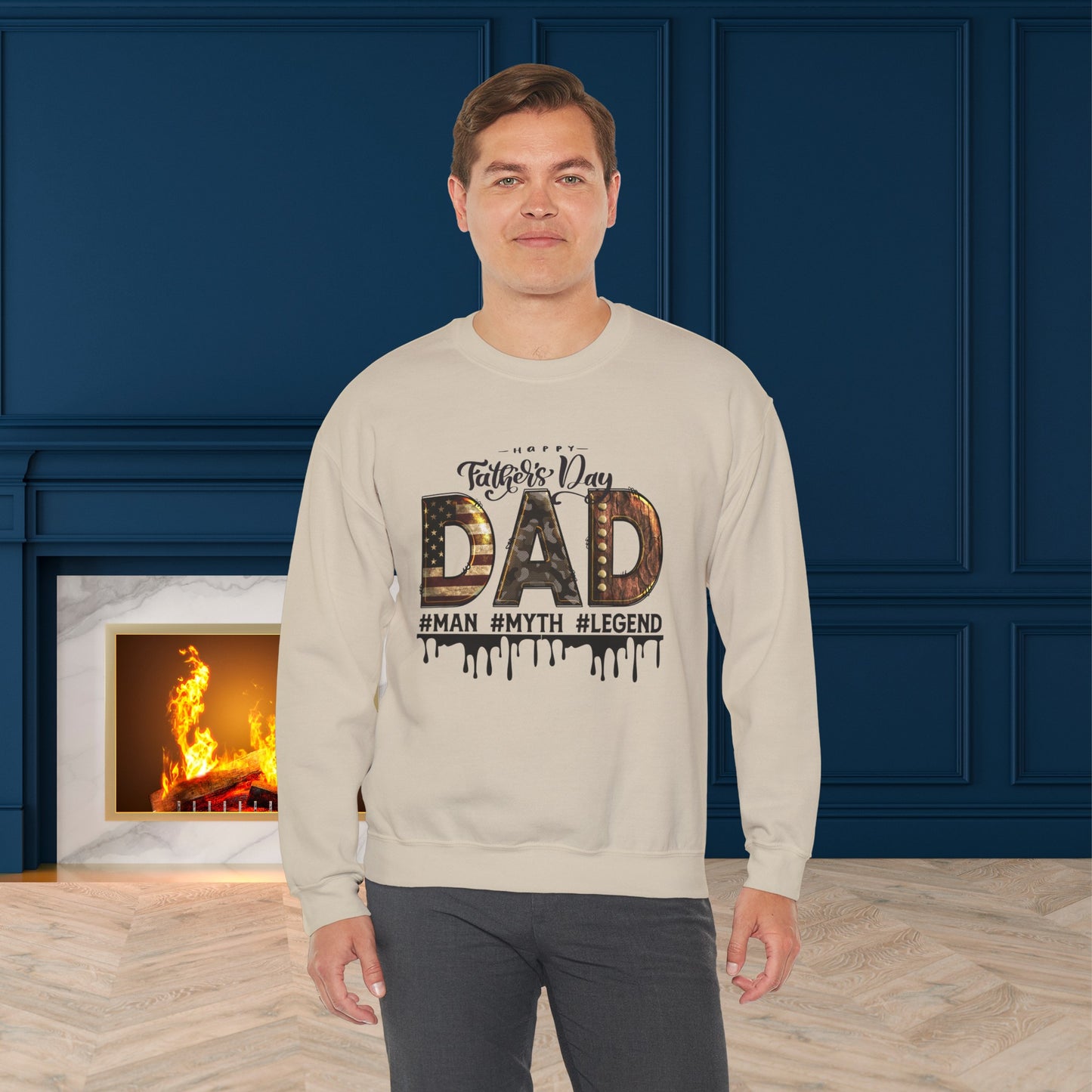 Happy Father's Day Sweatshirt For Dad, Dad Sweatshirt, Gift For Dad,  Daddy's Sweatshirt.