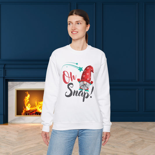 Oh Snap! Sweatshirt - Unisex Heavy Blend, Merry Christmas, Festive, Christmas Gift, Crewneck, merry Christmas Sweatshirt, Christmas Sweatshirt  Christmas Gift, Festive Sweatshirt.