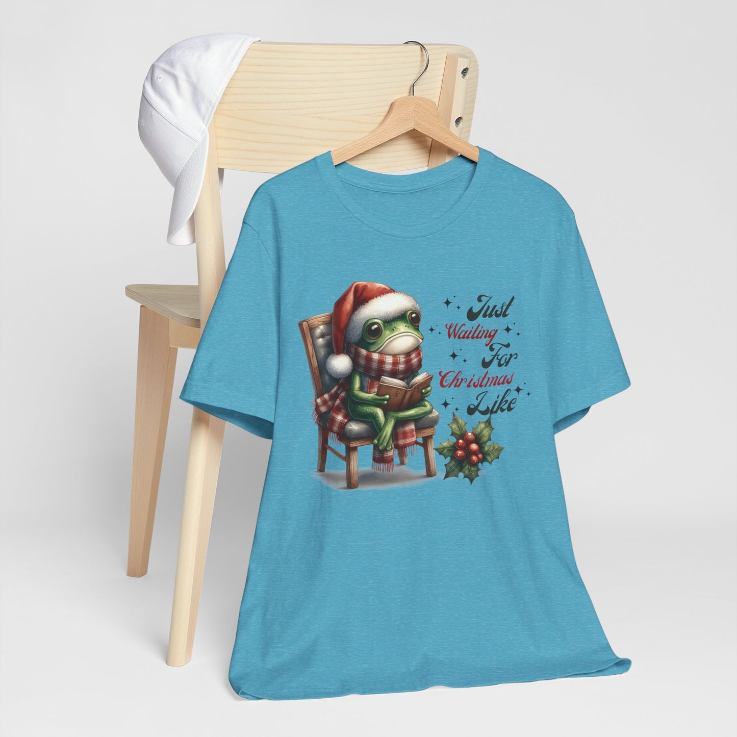 Waiting For Christmas Unisex Tee, Christmas Shirt, Christmas Outfit, Merry Christmas T-shirt, Merry Christmas 2024 T-shirt, Christmas Gift, Family Holiday Outfit.