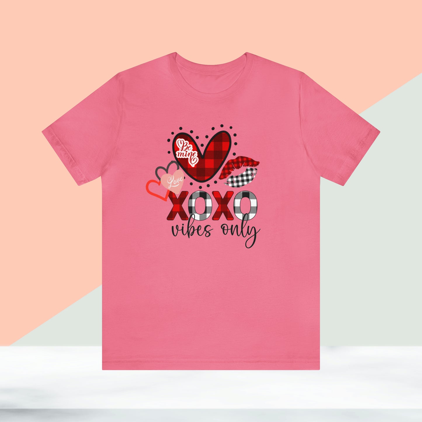 Happy valentines day Unisex Jersey Short Sleeve Tee