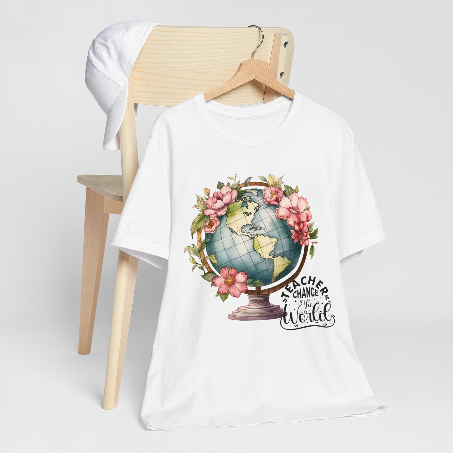 Teacher Change The World T-Shirt, Love Teach Inspire T-Shirt, Back To School T-Shirt, Teacher Back To school unisex jersey short sleeve.First Day Vibes T-Shirt.