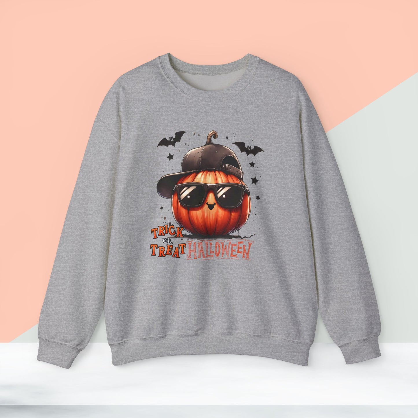 Happy Halloween Sweatshirt, Happy Halloween Sweatshirt - Unisex Heavy Blend Crewneck, Halloween Sweatshirt, Cute Spooky Ghost sweatshirt.