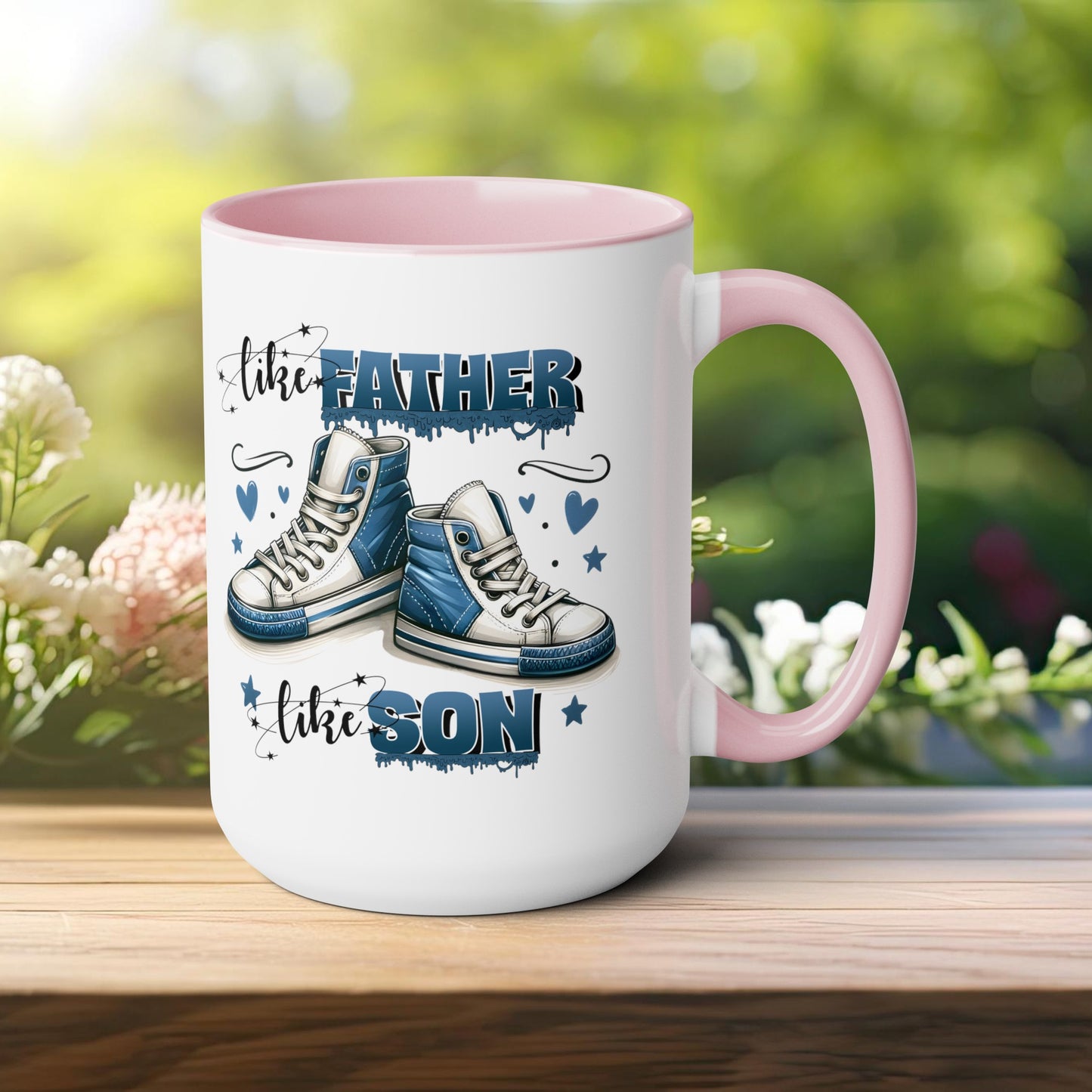 Happy father's dayTow-Tone Coffee Mug.15oz, Gift for Dad, Daddy's Coffee Mug