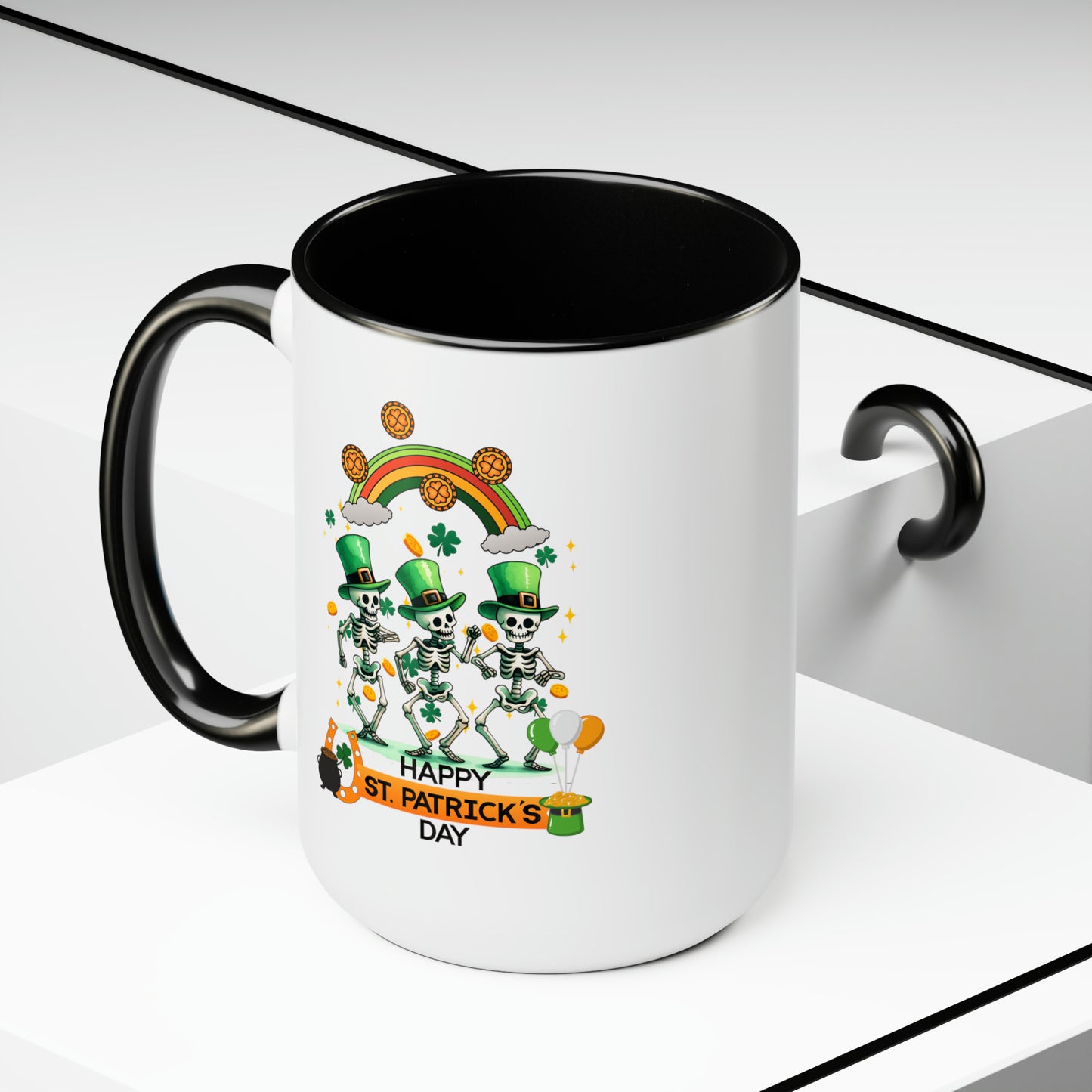 St Patrick's Day two-Tone Coffee Mugs, 15oz