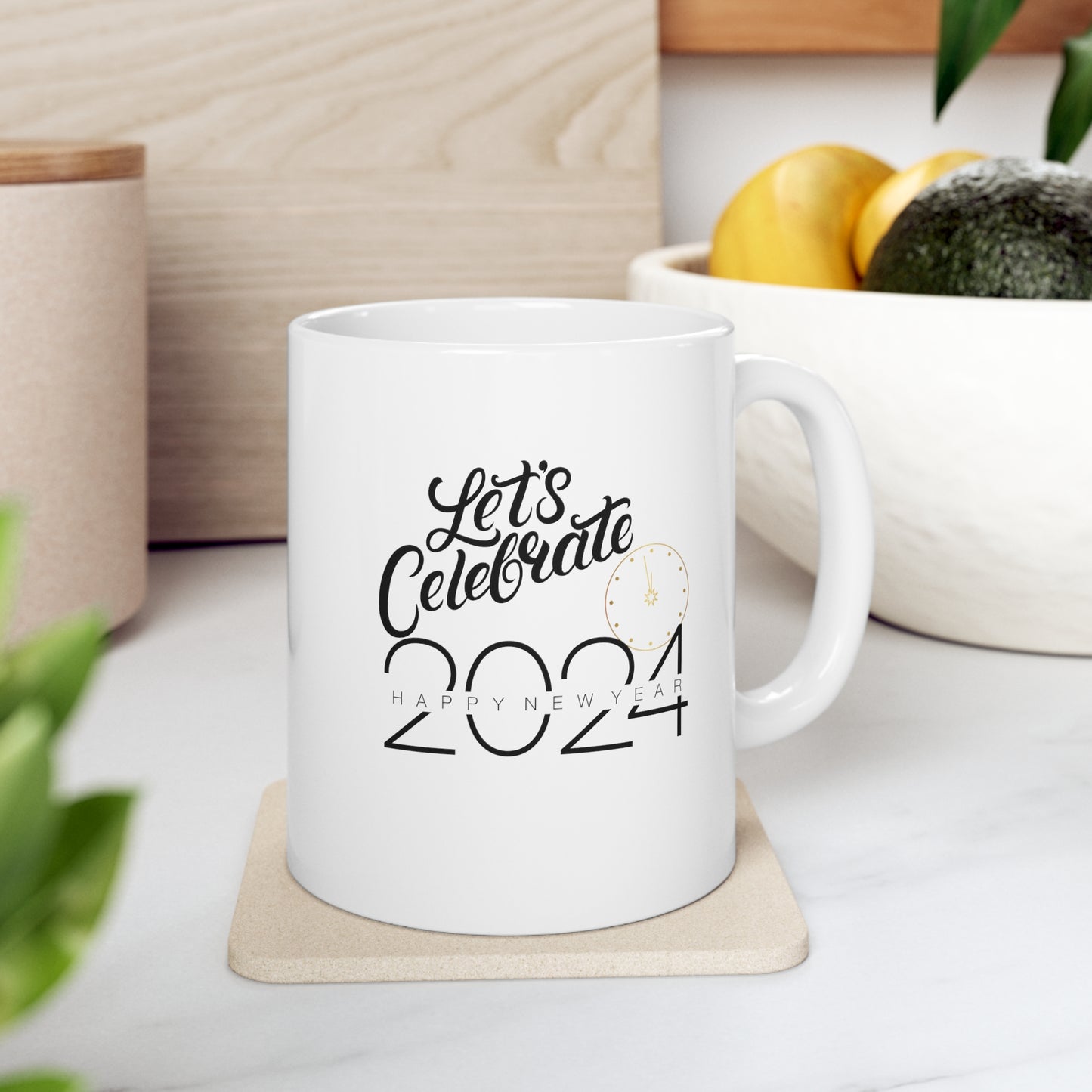 Happy New Year Ceramic Mug 11oz