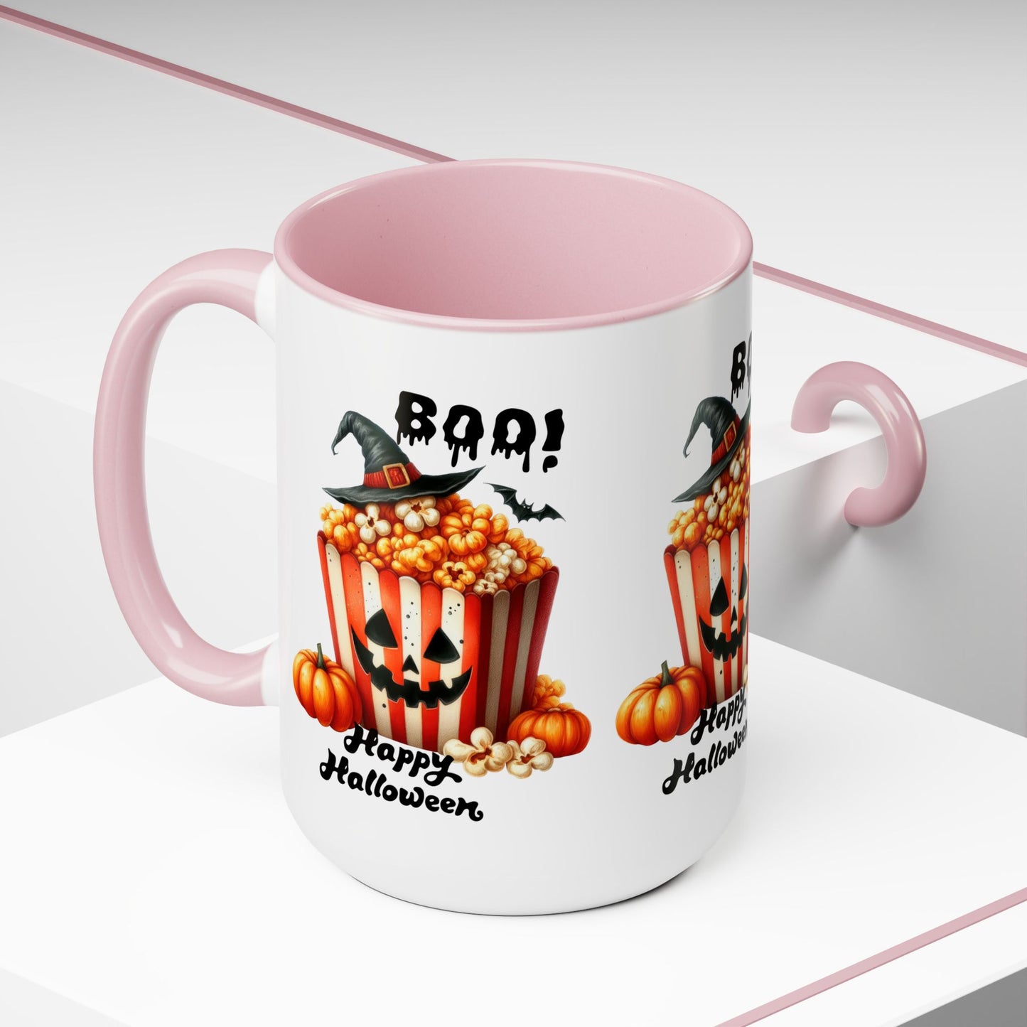 Boo Happy Halloween Coffee Mug, Beware Halloween Coffee Mug, Trick or Treat Halloween Coffee Mug, Cute Skeleton Coffee Mug, Spooky Season Halloween Coffee Mug.