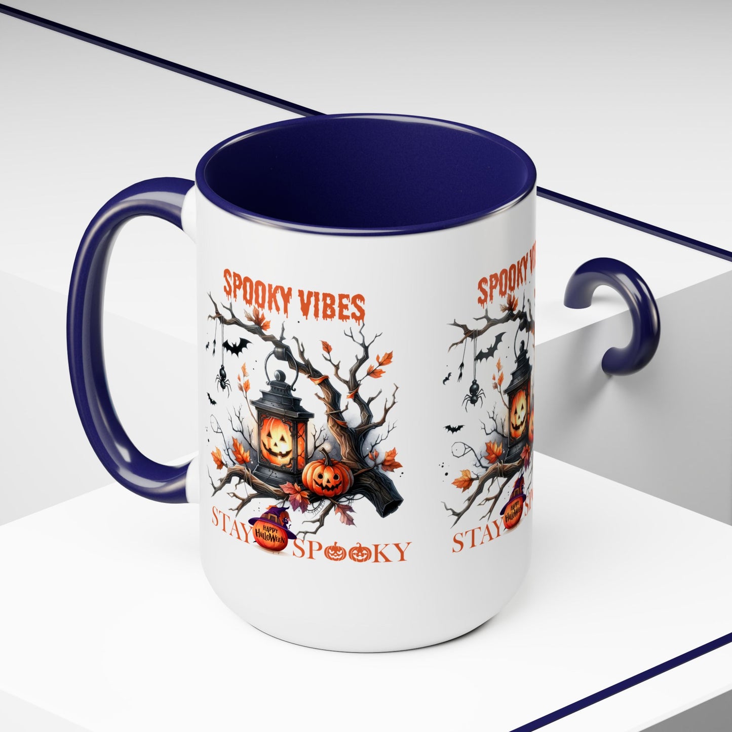 Spooky Vibes Halloween Coffee Mug,  Stay Spooky Halloween Coffee Mug, Trick or Treat Halloween Coffee Mug, Cute Skeleton Coffee Mug, Spooky Season Halloween Coffee Mug.