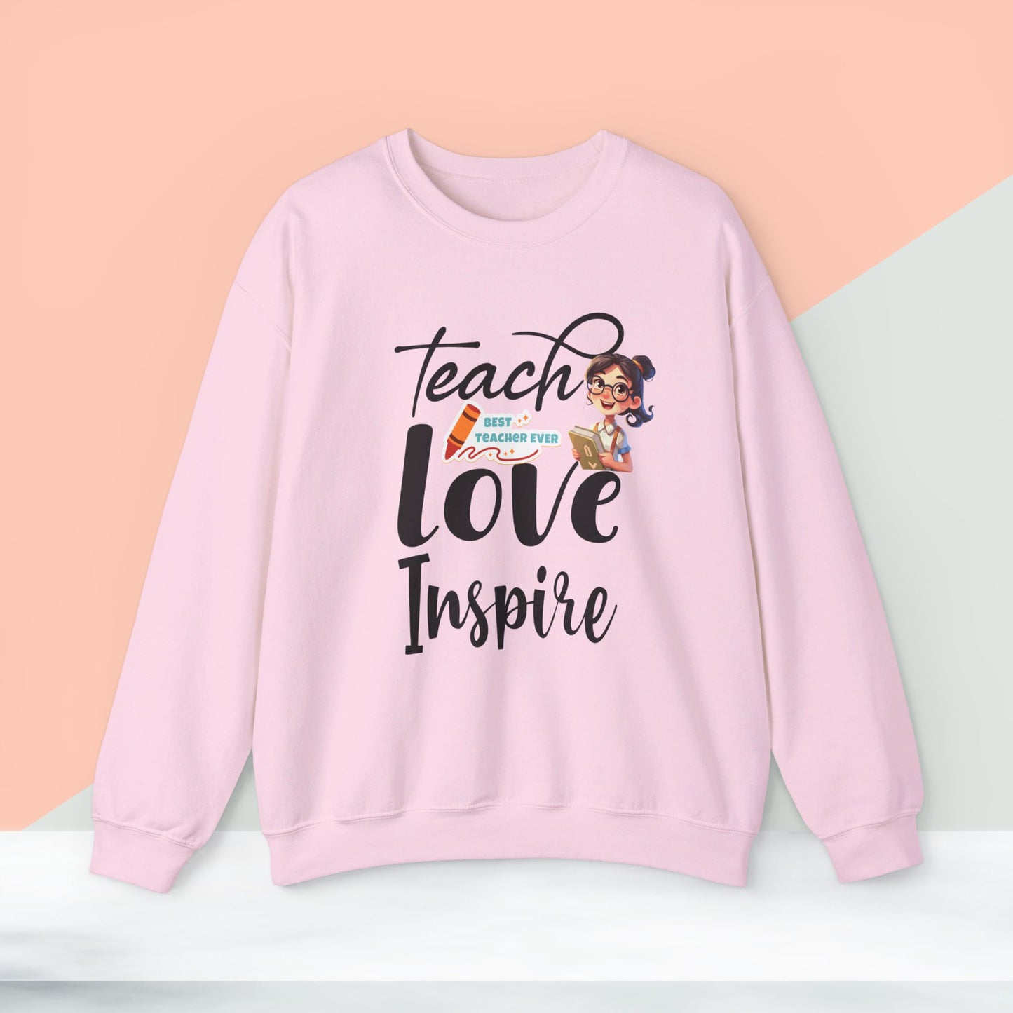 We Love Teachers Sweatshirt, Back To school unisex heavy blend crewneck sweatshirt, Teacher Back To school  Sweatshirt. First Day Vibes Sweatshirt.