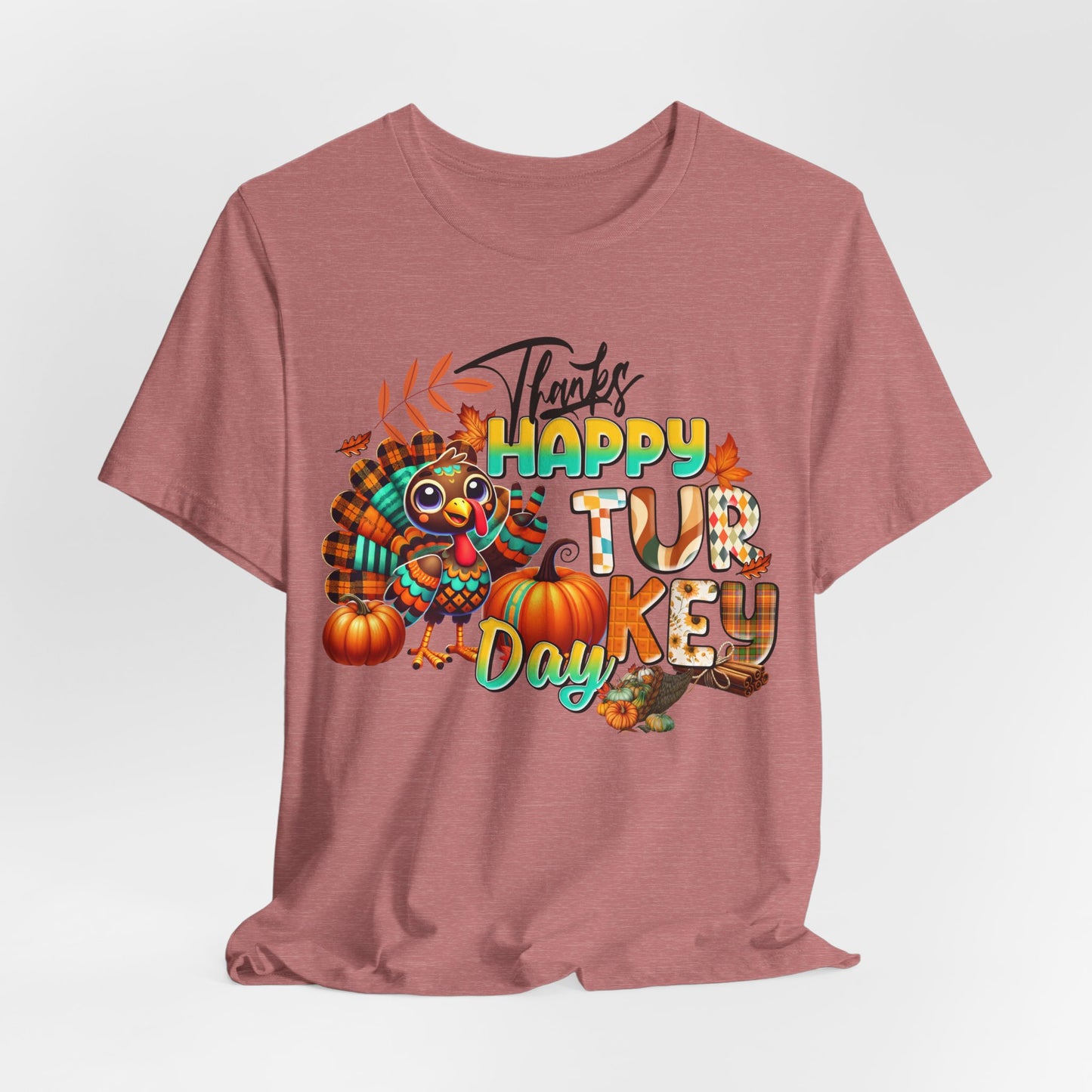 Happy Thanksgiving T-shirt, Happy thanksgiving 2024 T-shirt, Thanksgiving Gift,Turkey Shirt, Family Thanksgiving, Holiday Outfit.