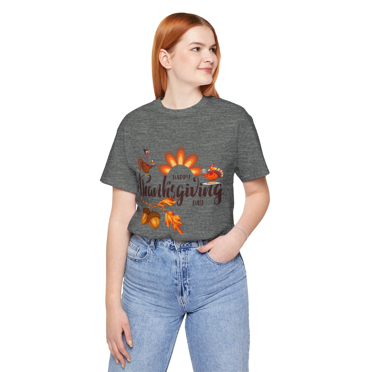 Happy Thanksgiving Day T-shirt, Happy thanksgiving 2024 T-shirt, Thanksgiving Gift,Turkey Shirt, Family Thanksgiving, Holiday Outfit.