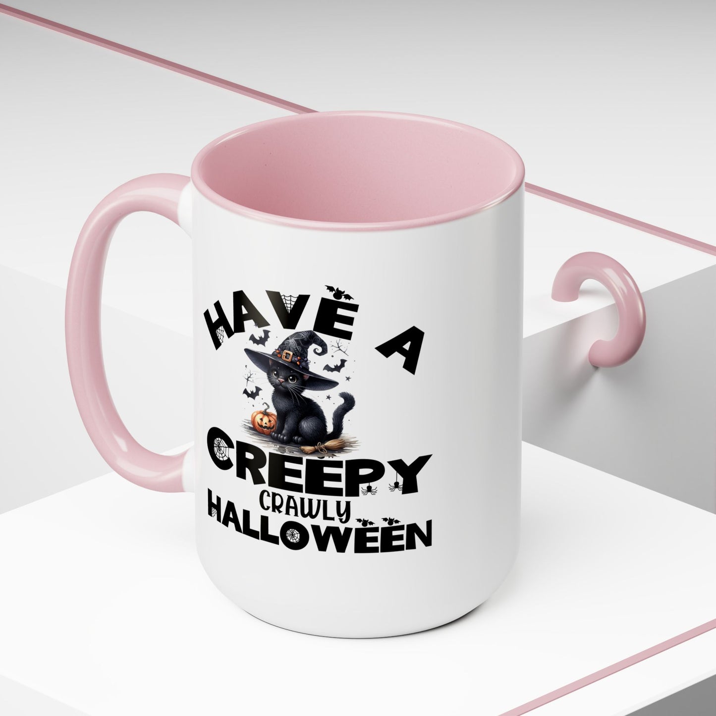 Have A Creepy Crawly Halloween Coffee Mug,  Let's Go Halloween Coffee Mug, Trick or Treat Halloween Coffee Mug, Cute Skeleton Coffee Mug, Spooky Season Halloween Coffee Mug.