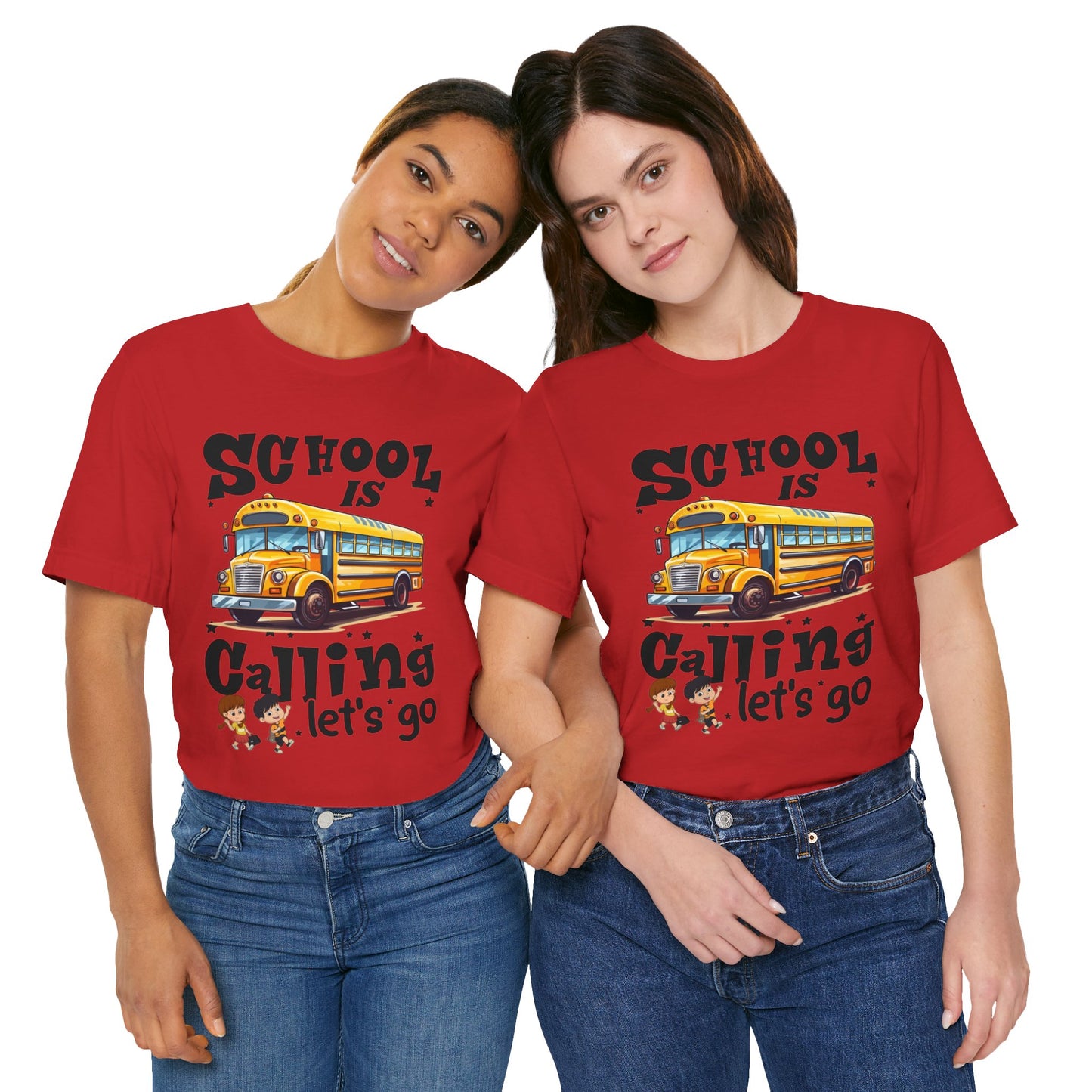School Is calling T-shirt, First Day Of School T-Shirt, Teacher Back To school unisex jersey short sleeve.First Day Vibes T-Shirt.