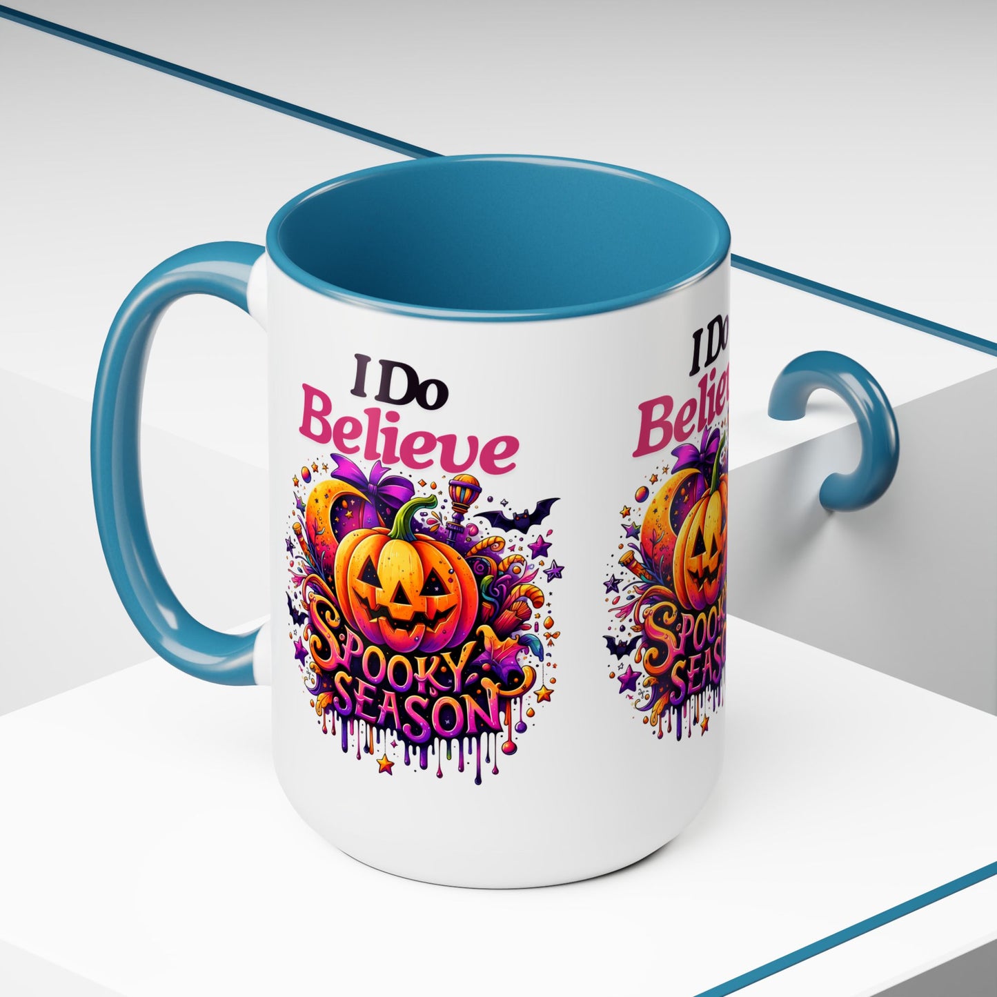 I Do Believe Spooky Season Halloween Coffee Mug,  Let's Go Halloween Coffee Mug, Trick or Treat Halloween Coffee Mug, Cute Skeleton Coffee Mug, Spooky Season Halloween Coffee Mug.