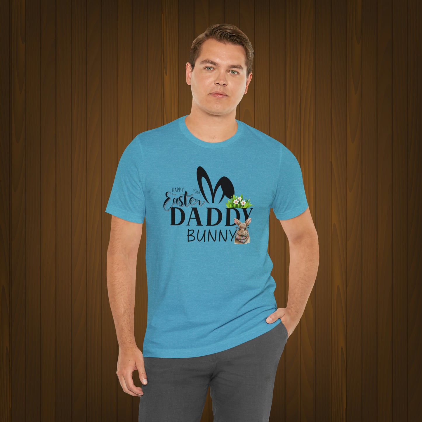 Daddy Bunny Unisex Jersey Short Sleeve Tee