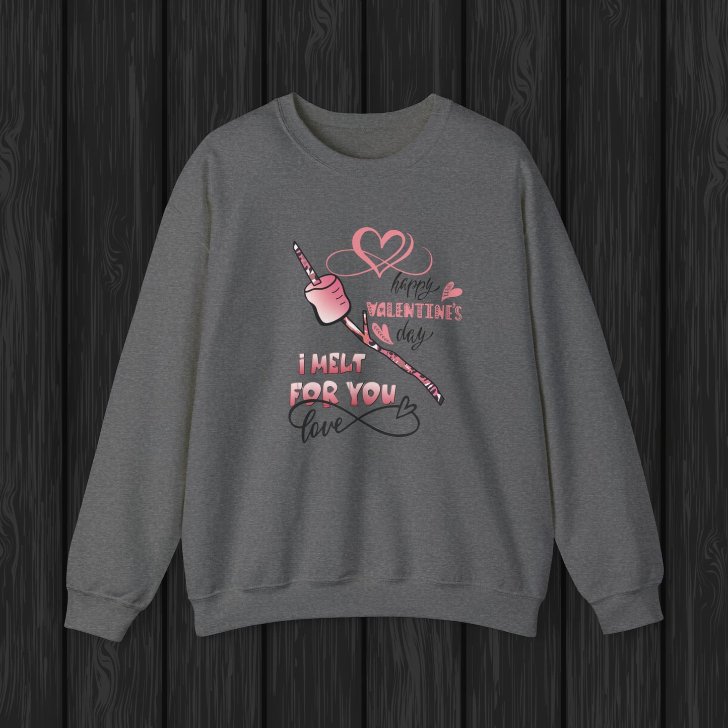 Happy valentines day Unisex Heavy Blend™ Crewneck Sweatshirt