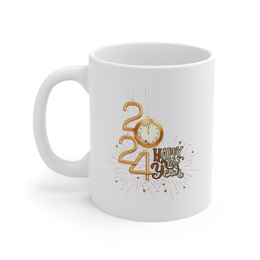 Happy New Year Ceramic Mug 11oz