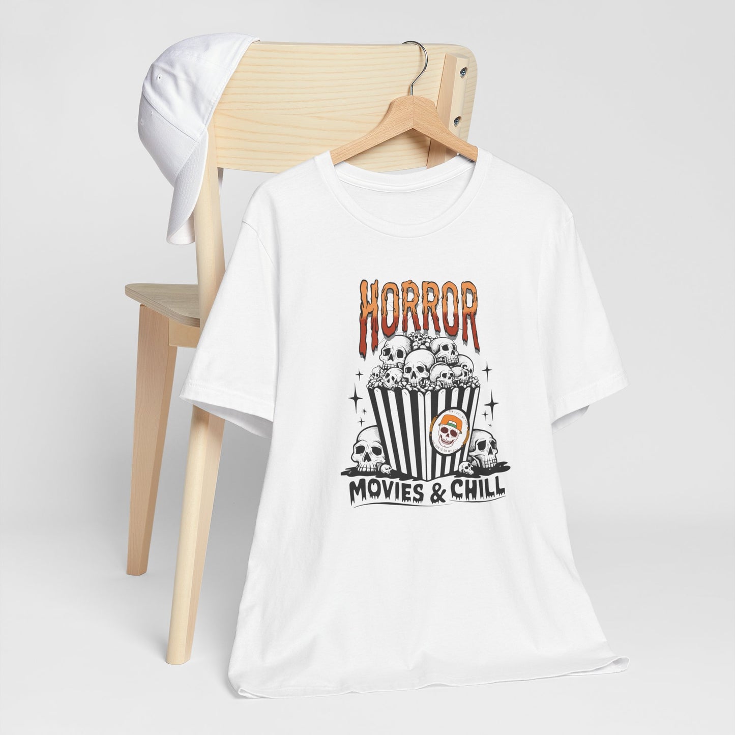 Horror Movies & Chill T-shirt, Happy Halloween T-shirt, Trick Or Treat T-shirt, Halloween T-shirt, Cool Halloween T-shirt, Spooky T-shirt,