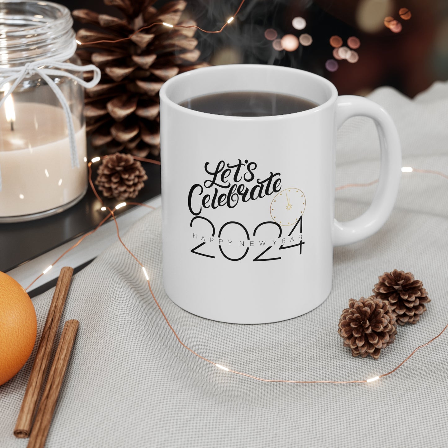 Happy New Year Ceramic Mug 11oz