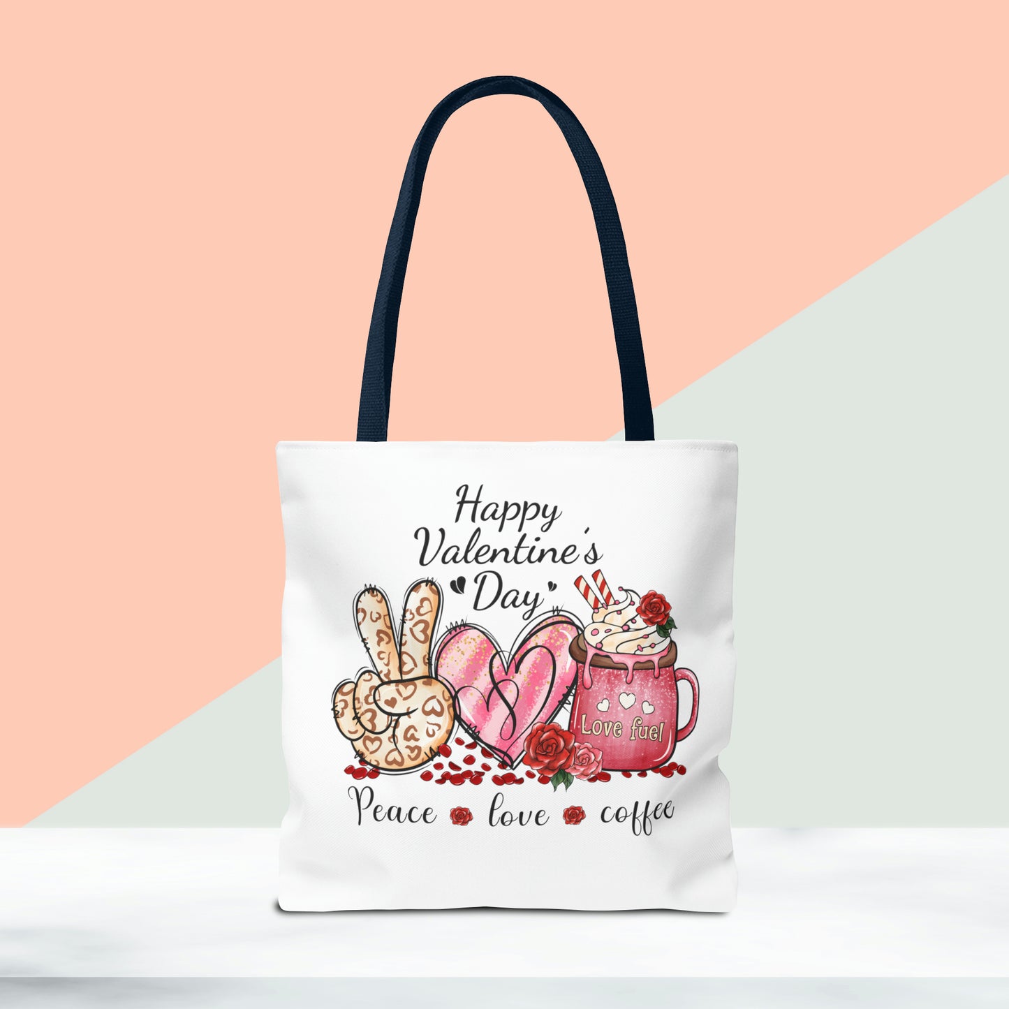 Happy Valentines Day Tote Bag