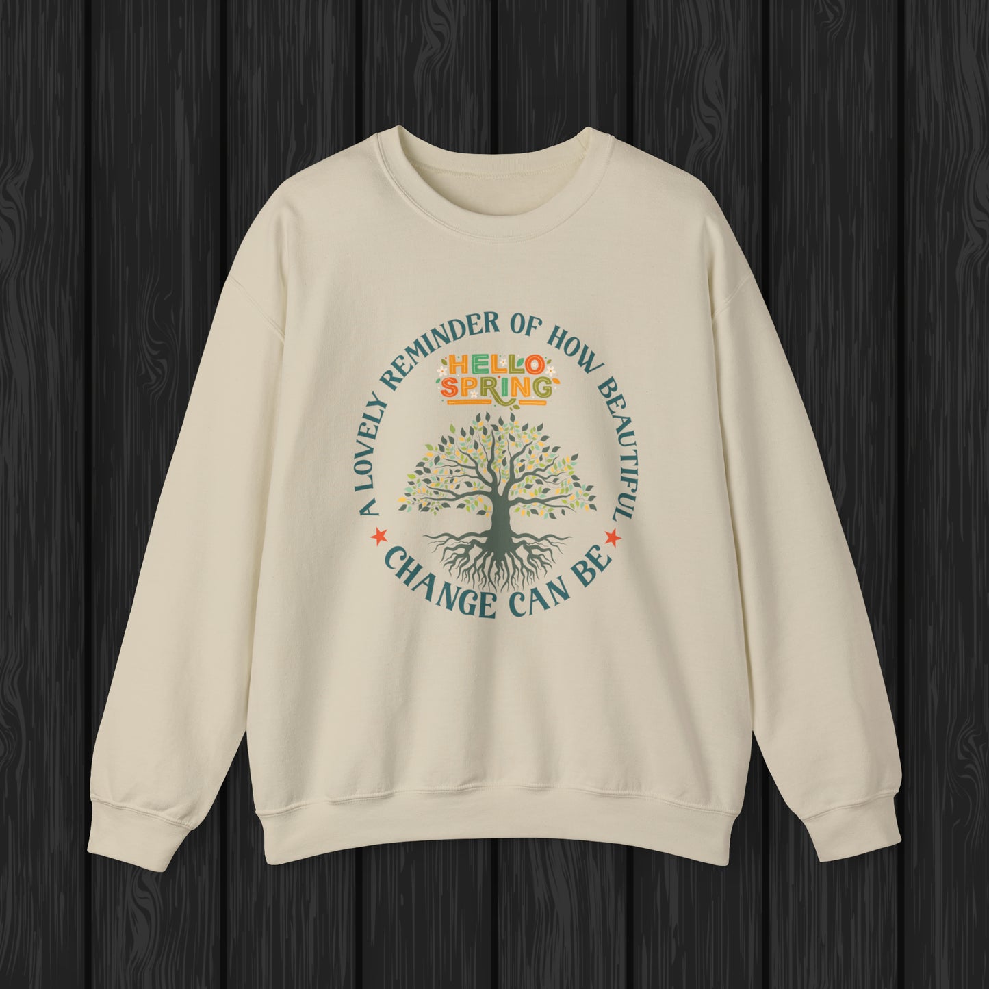 Hello Spring Unisex Crewneck Sweatshirt