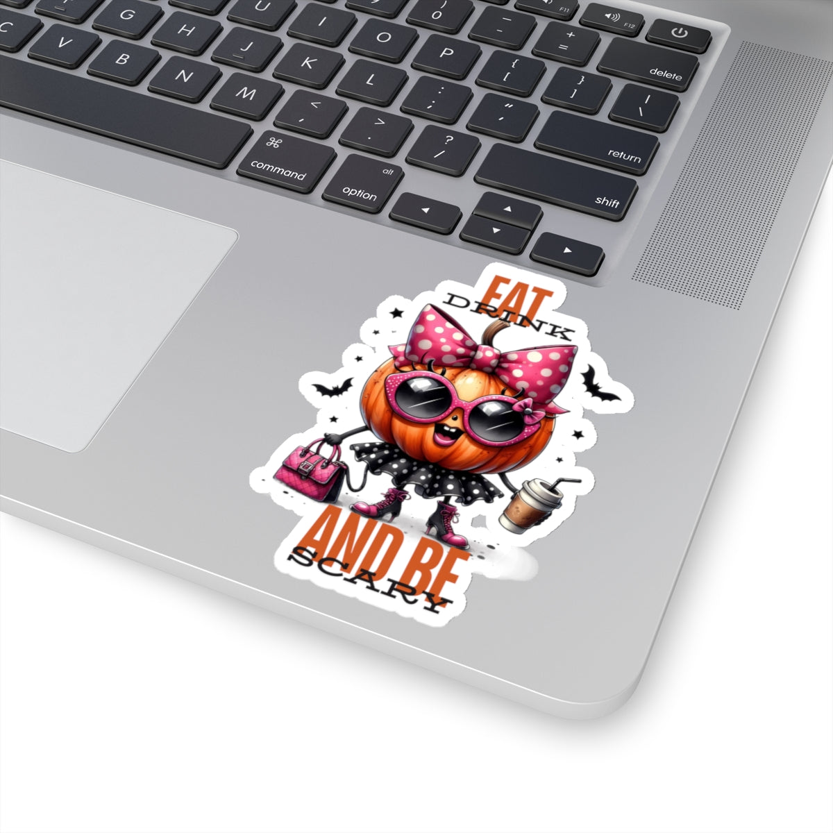 Eat Drink And Be Scary Halloween Kiss-Cut Stickers, Spooky Vibes Happy Halloween Kiss-Cut Stickers, Happy Halloween Kiss-Cut Stickers, Spooky Season Kiss-Cut Stickers, Trick Or Treat Halloween Kiss-Cut Stickers.