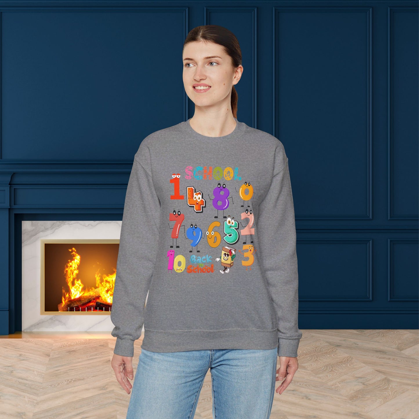 We Love Teachers Sweatshirt, Back To school unisex heavy blend crewneck sweatshirt, Teacher Back To school  Sweatshirt. First Day Vibes Sweatshirt.