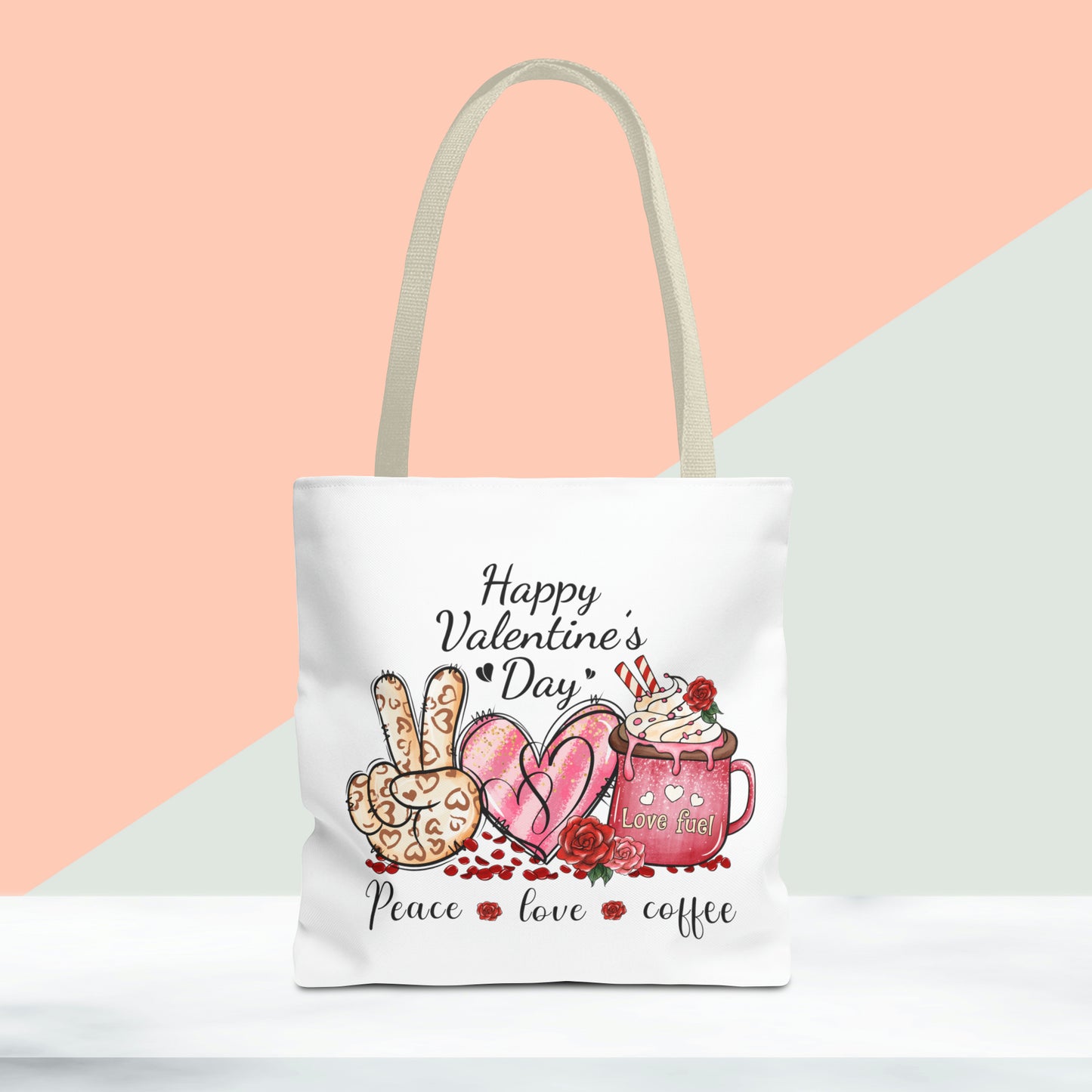 Happy Valentines Day Tote Bag