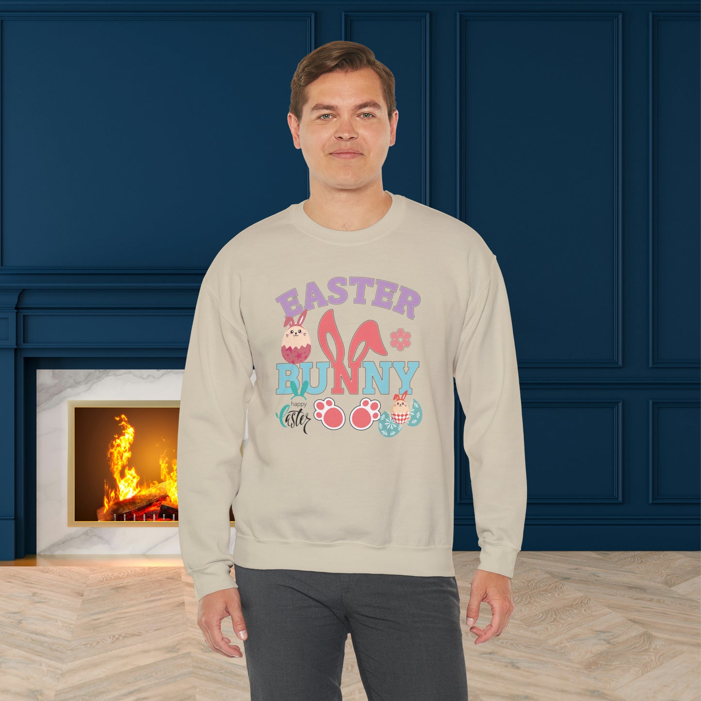 Easter Bunny Unisex Crewneck Sweatshirt