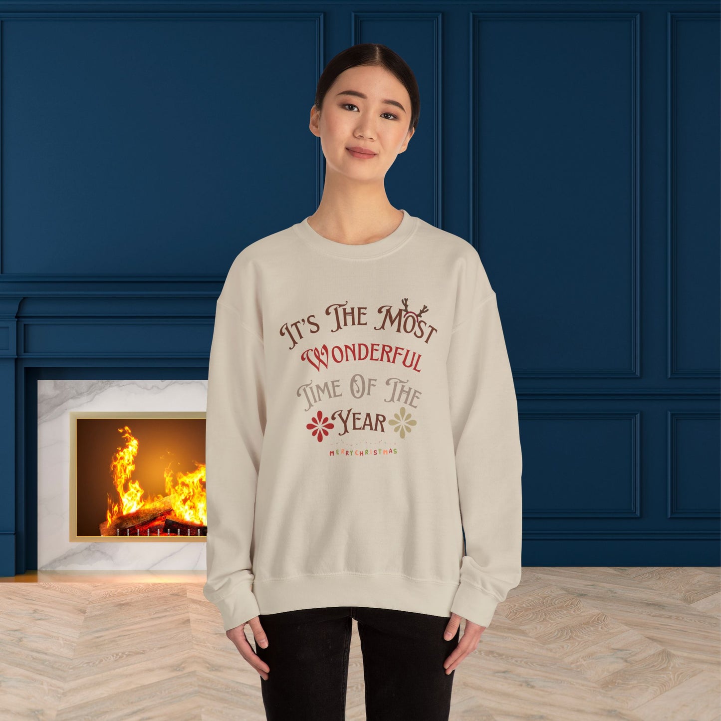 It's The Most Wonderful Time Of The Year Sweatshirt - Unisex Heavy Blend, Merry Christmas, Festive, Christmas Gift, Crewneck, merry Christmas Sweatshirt, Christmas Sweatshirt  Christmas Gift, Festive Sweatshirt.