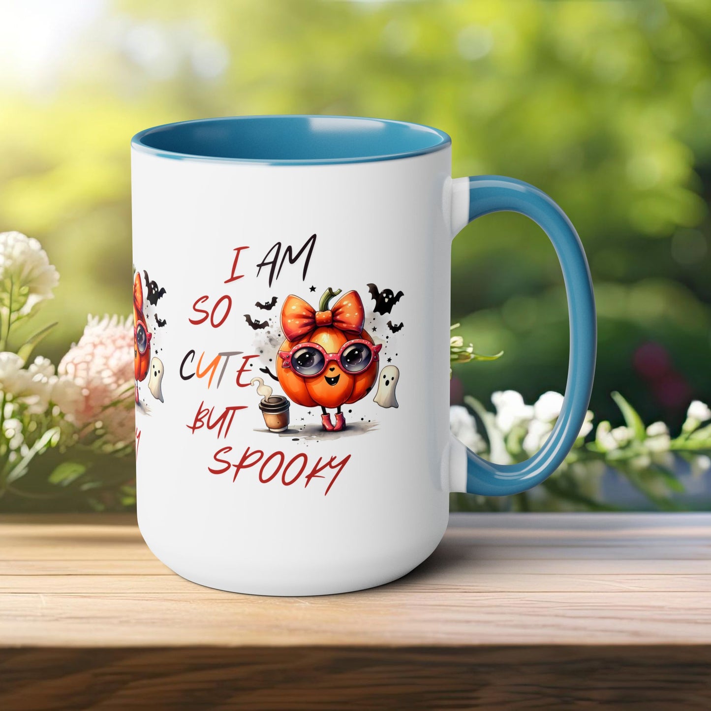 I Am So Cute But Spooky Halloween Coffee Mug,  Let's Go Halloween Coffee Mug, Trick or Treat Halloween Coffee Mug, Cute Skeleton Coffee Mug, Spooky Season Halloween Coffee Mug.