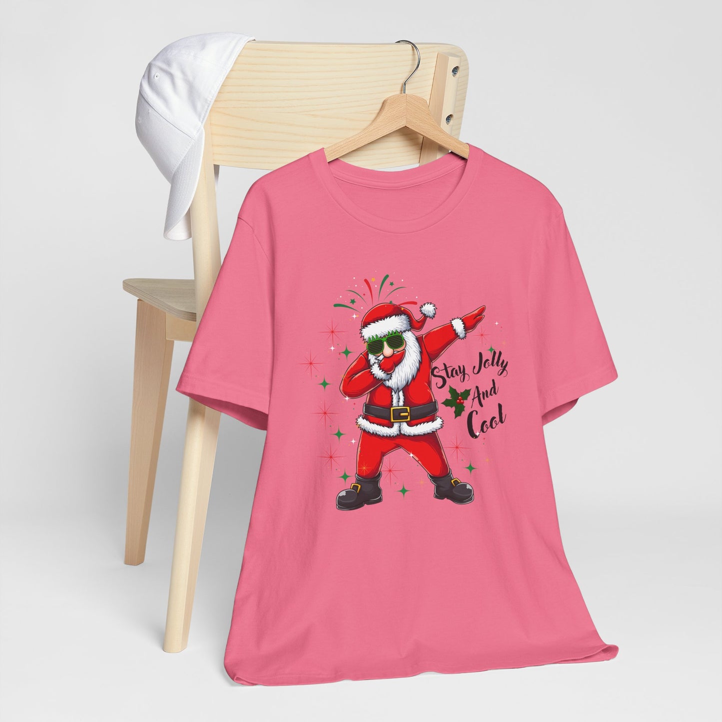 Stay Jolly And Cool Christmas Unisex Tee, Christmas Shirt, Christmas Outfit, Merry Christmas T-shirt, Merry Christmas 2024 T-shirt, Christmas Gift, Family Holiday Outfit.