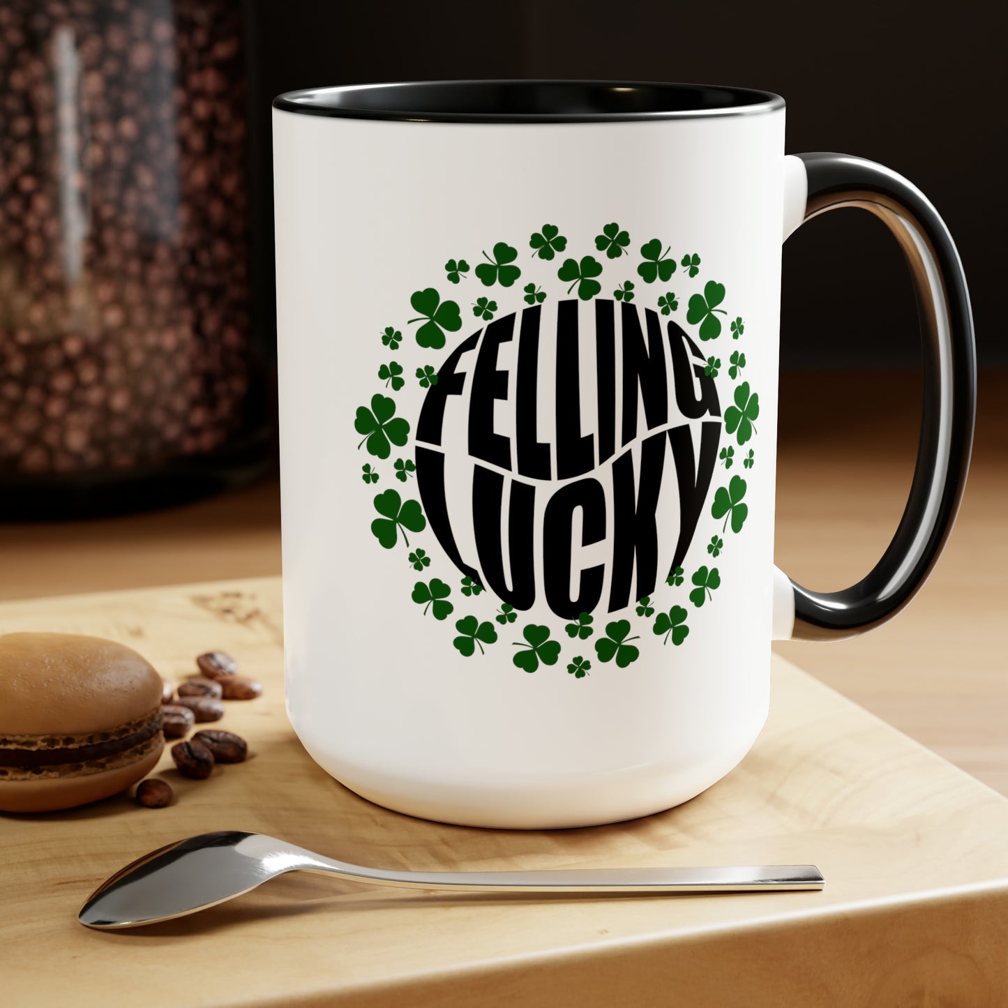 St Patrick's Day two-Tone Coffee Mugs, 15oz