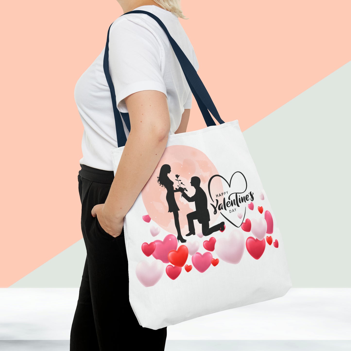 Happy Valentines Day Tote Bag