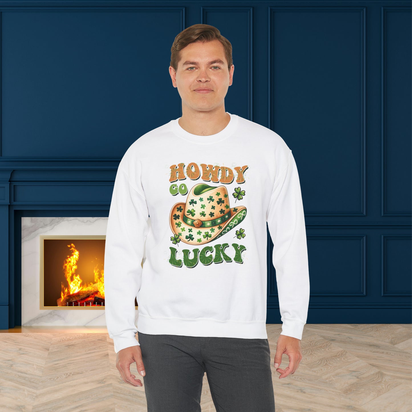 St Patrick's Day Unisex Heavy Blend™ Crewneck Sweatshirt