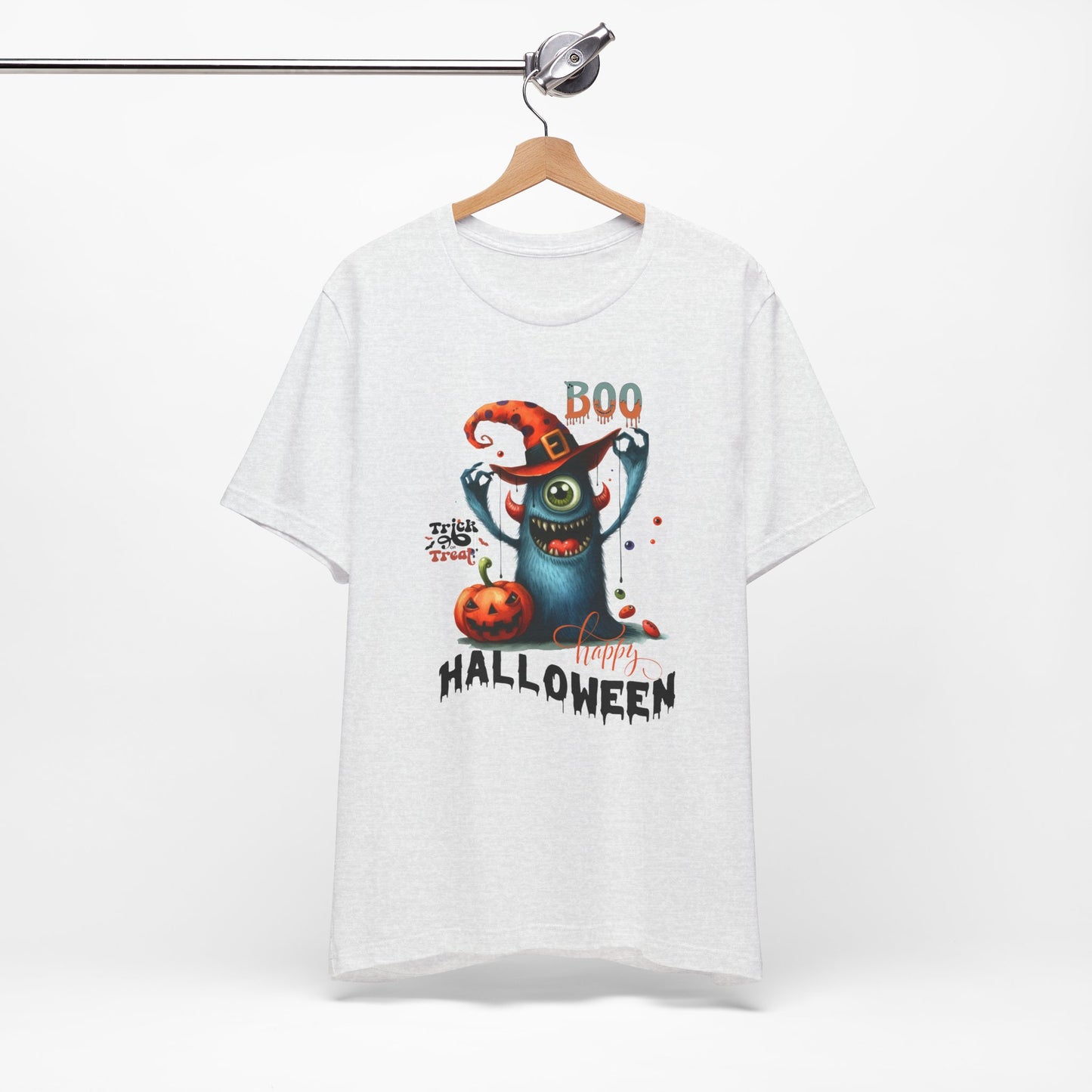 Boo Happy Halloween T-shirt, Happy Halloween T-shirt, Trick Or Treat T-shirt, Halloween T-shirt, Cool Halloween T-shirt, Spooky T-shirt,