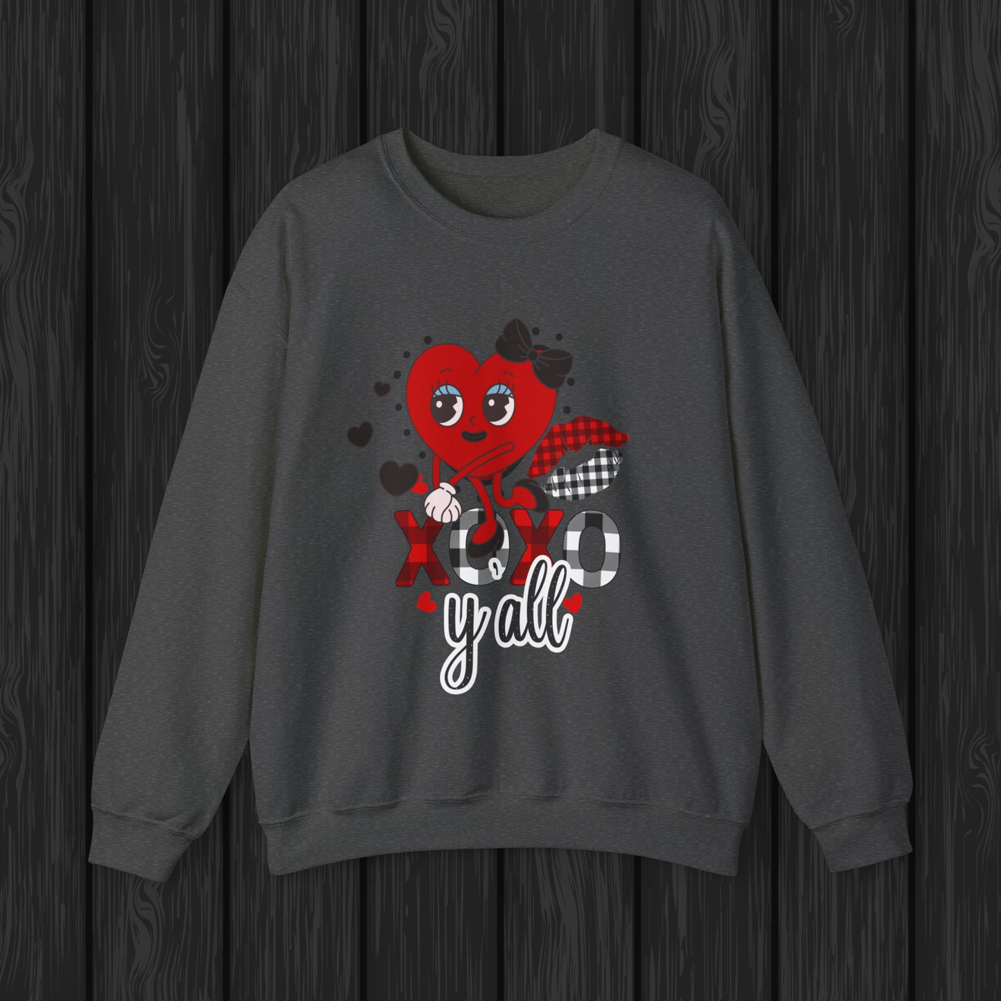 Happy valentines day Unisex Heavy Blend™ Crewneck Sweatshirt