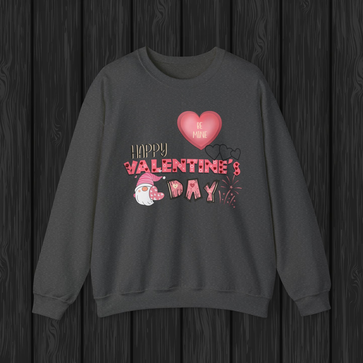 Happy valentines day Unisex Heavy Blend™ Crewneck Sweatshirt