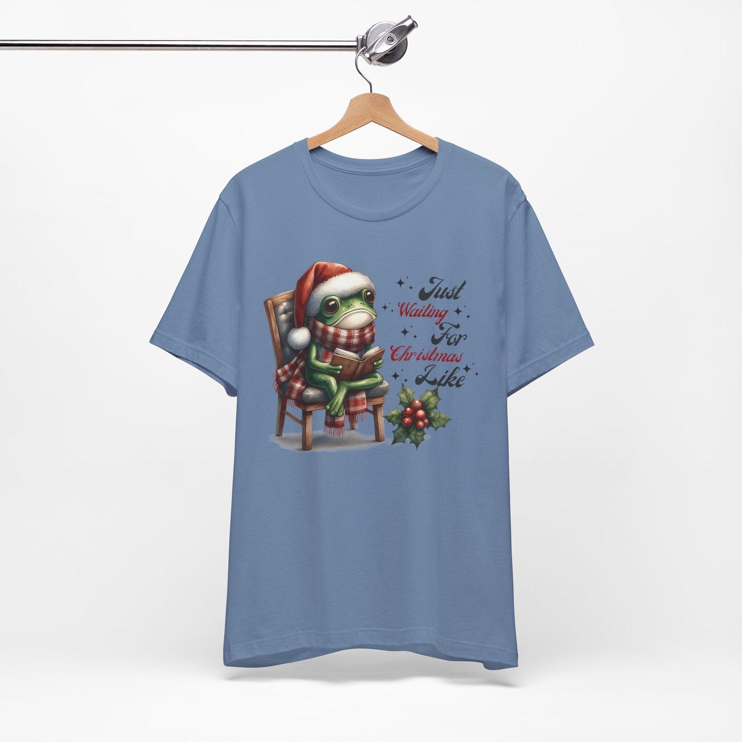 Waiting For Christmas Unisex Tee, Christmas Shirt, Christmas Outfit, Merry Christmas T-shirt, Merry Christmas 2024 T-shirt, Christmas Gift, Family Holiday Outfit.