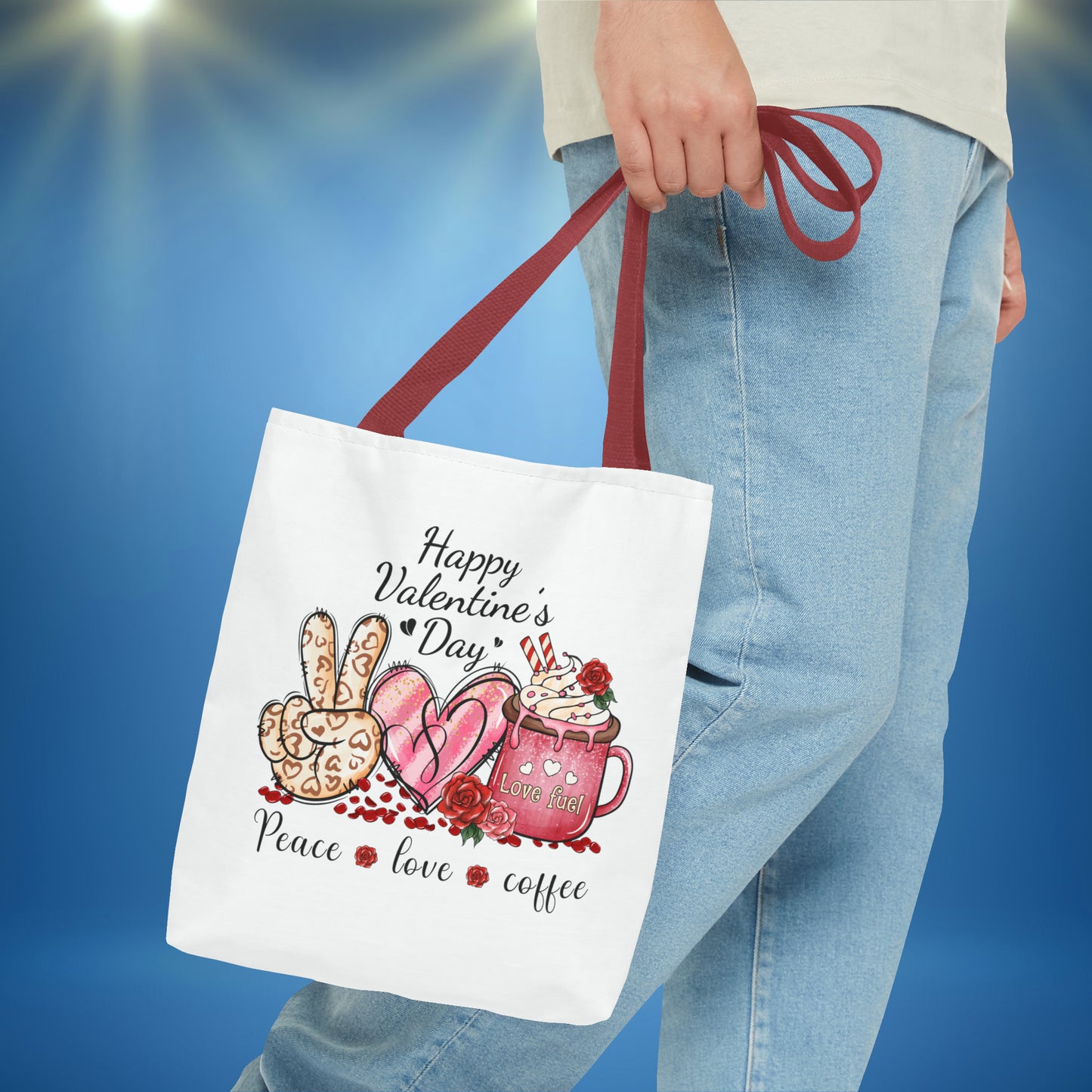 Happy Valentines Day Tote Bag