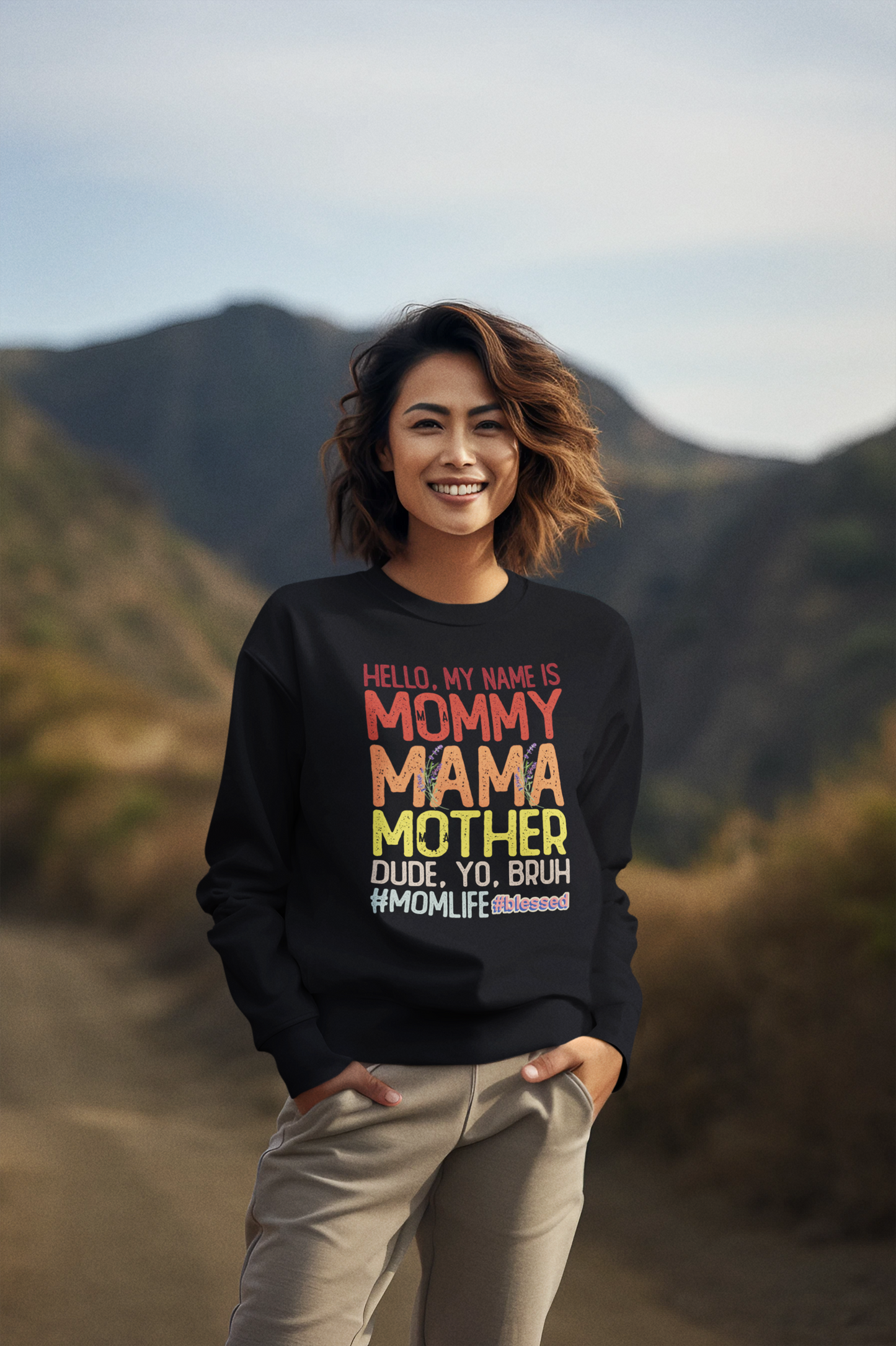 Happy Mother's Day Sweatshirt For Mom, Mom Sweatshirt, Gift For Moms,  Mama Sweatshirt.