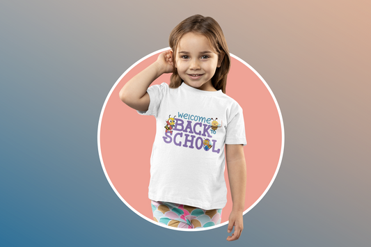 Back To School Kids Heavy Cotton™ Tee, Back to school Kids Shirt, 1st Day Of School Shirt, Back To School Cotton T-Shirt.