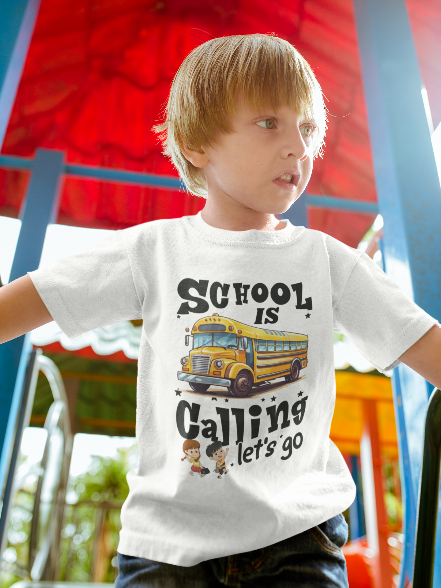 School Is Calling Kids T-Shirt, Ready To Rule The School Kids Shirt, Back To School Kids Heavy Cotton™ Tee, Back to school Kids Shirt, 1st Day Of School Shirt, Back To School Cotton T-Shirt.