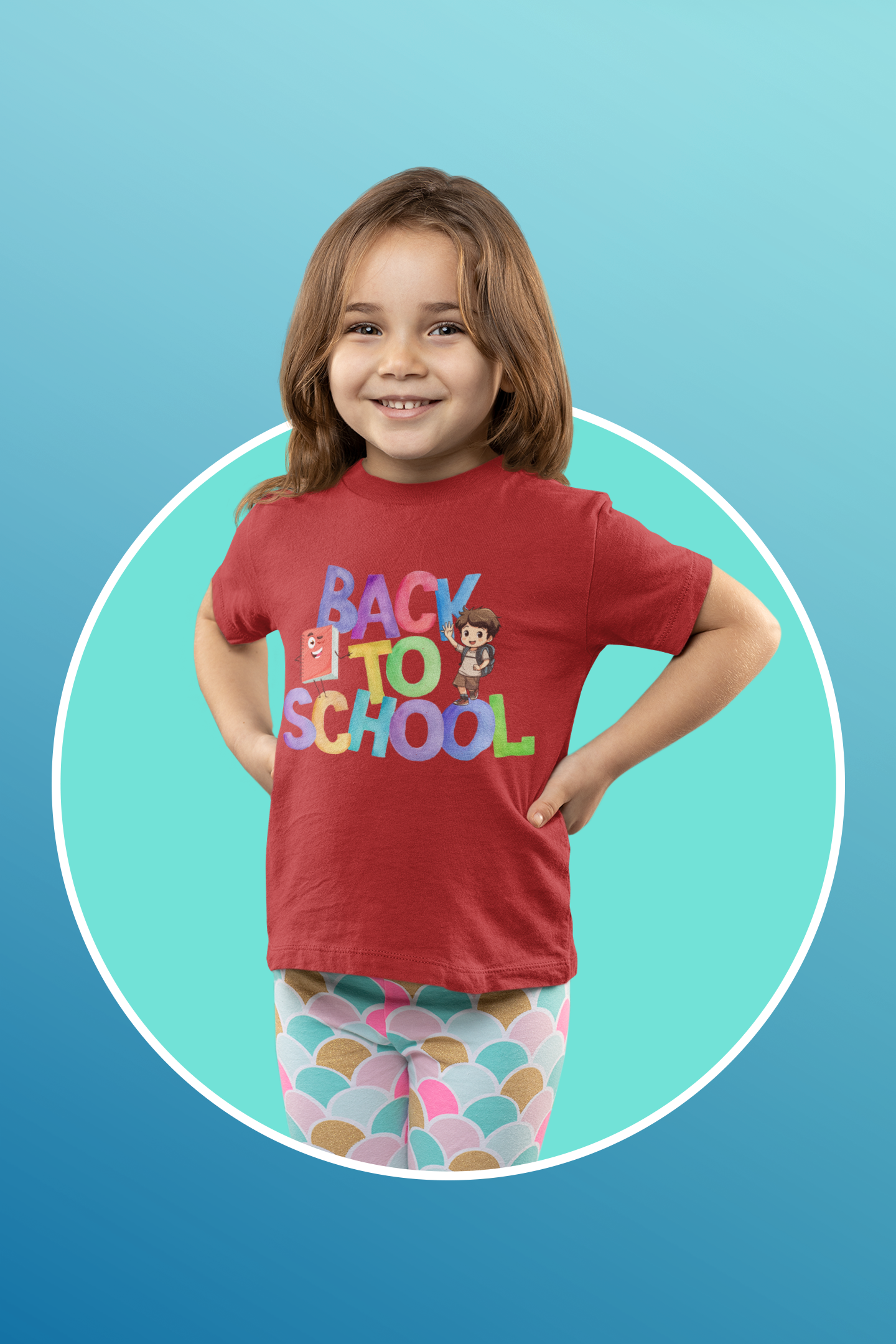 Back To School Kids Heavy Cotton™ Tee, Back to school Kids Shirt, 1st Day Of School Shirt, Back To School Cotton T-Shirt.